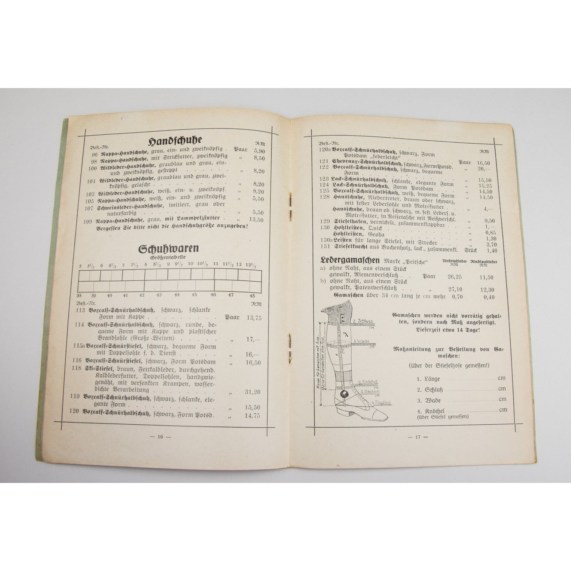 Preisliste 12 Verkaufsabteilung der Luftwaffe — image 3