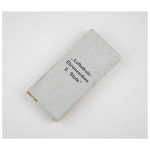Etui Luftschutz Ehrenzeichen 2.Stufe