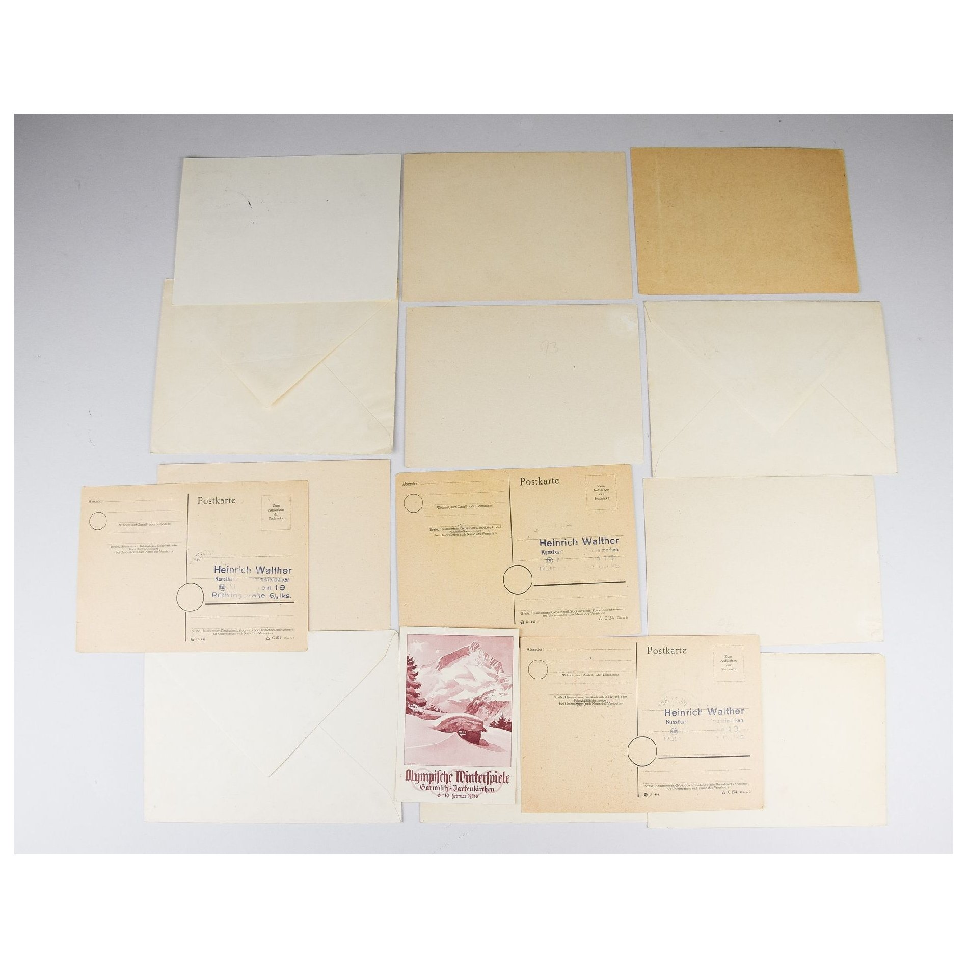 3.Reich Sammlung Postkarten Europäischer Postkongress Wien 1942/ Tag der Briefmarke etc. — image 2