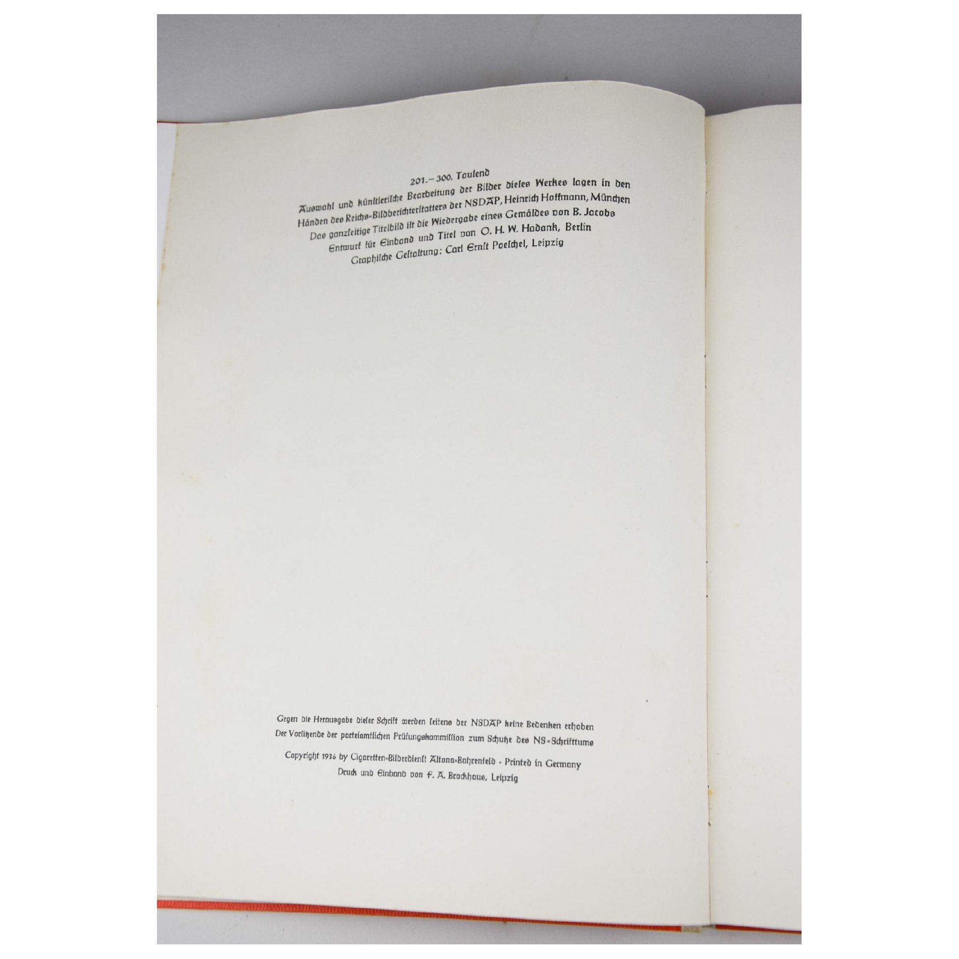 Zigarettenbilderalbum 'Adolf Hitler' Auflage 201.-300. Tausend — image 5