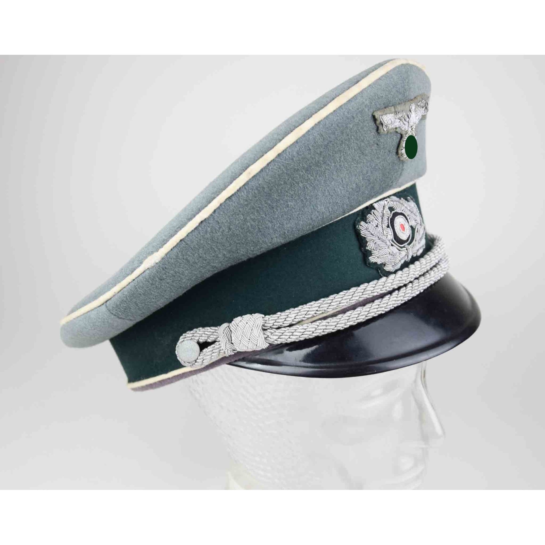 Persönliche Schirmmütze aus dem Besitz vom Ritterkreuzträger Georg Wenzelburger (Träger Nahkampfspange in Gold!) — image 5