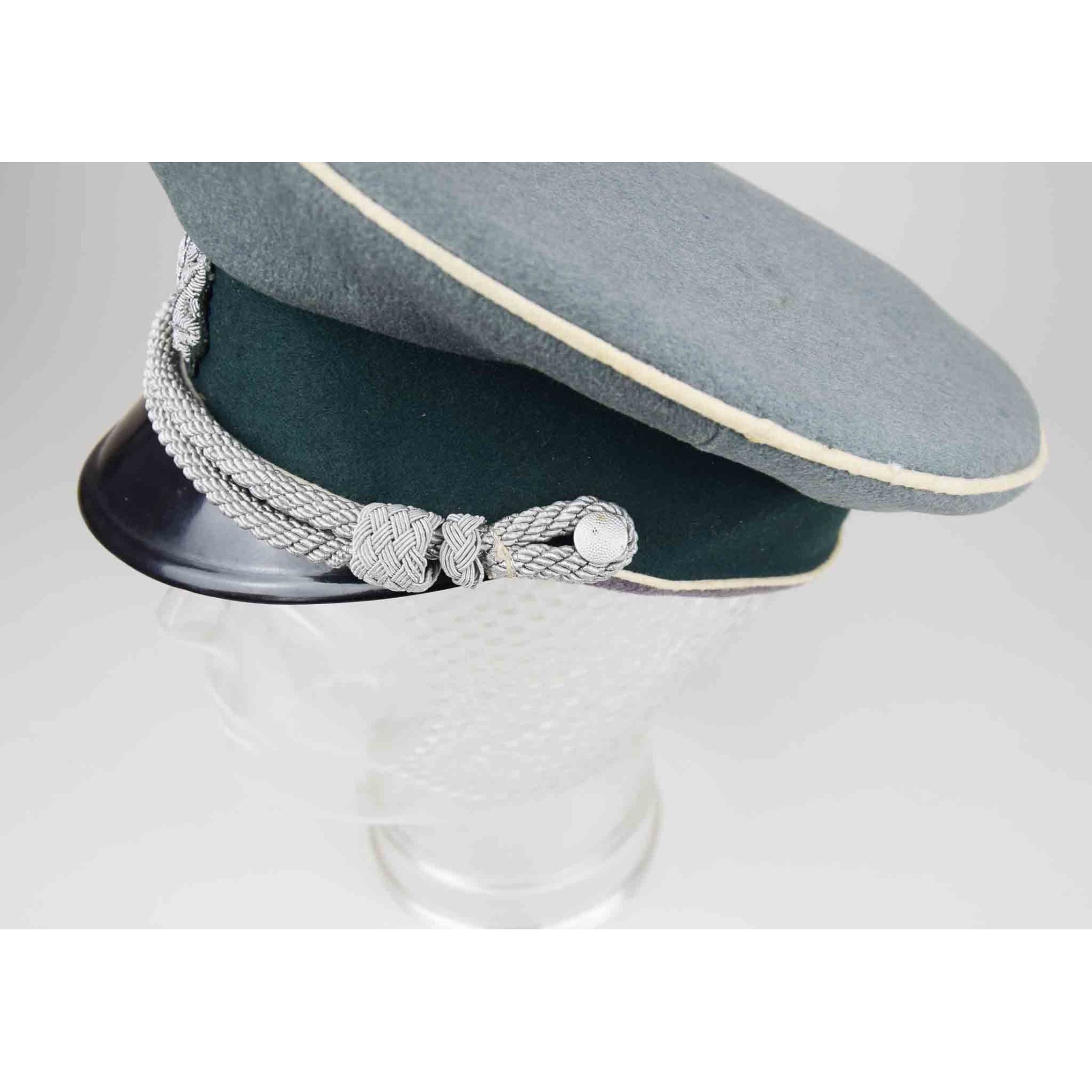 Persönliche Schirmmütze aus dem Besitz vom Ritterkreuzträger Georg Wenzelburger (Träger Nahkampfspange in Gold!) — image 7