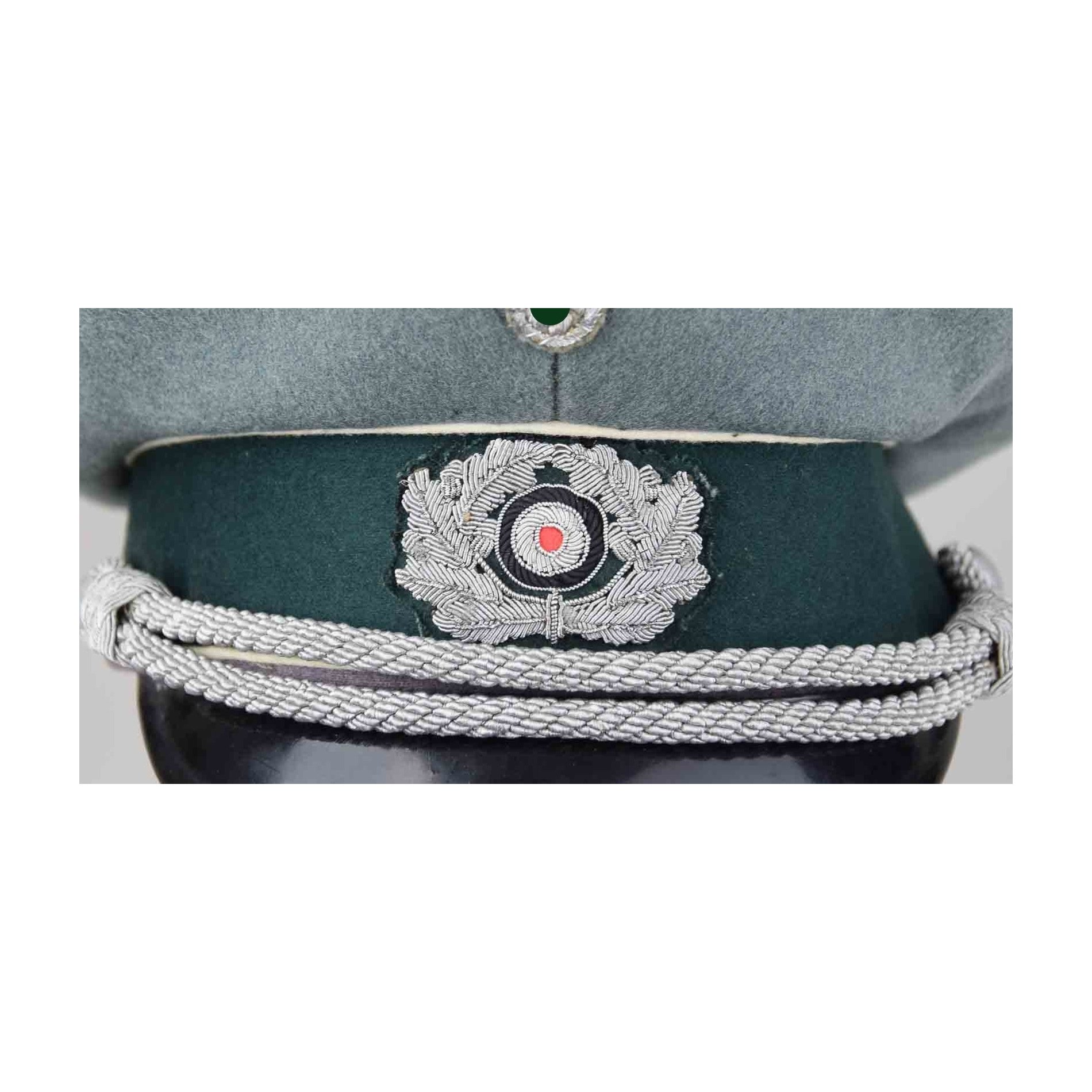 Persönliche Schirmmütze aus dem Besitz vom Ritterkreuzträger Georg Wenzelburger (Träger Nahkampfspange in Gold!) — image 8