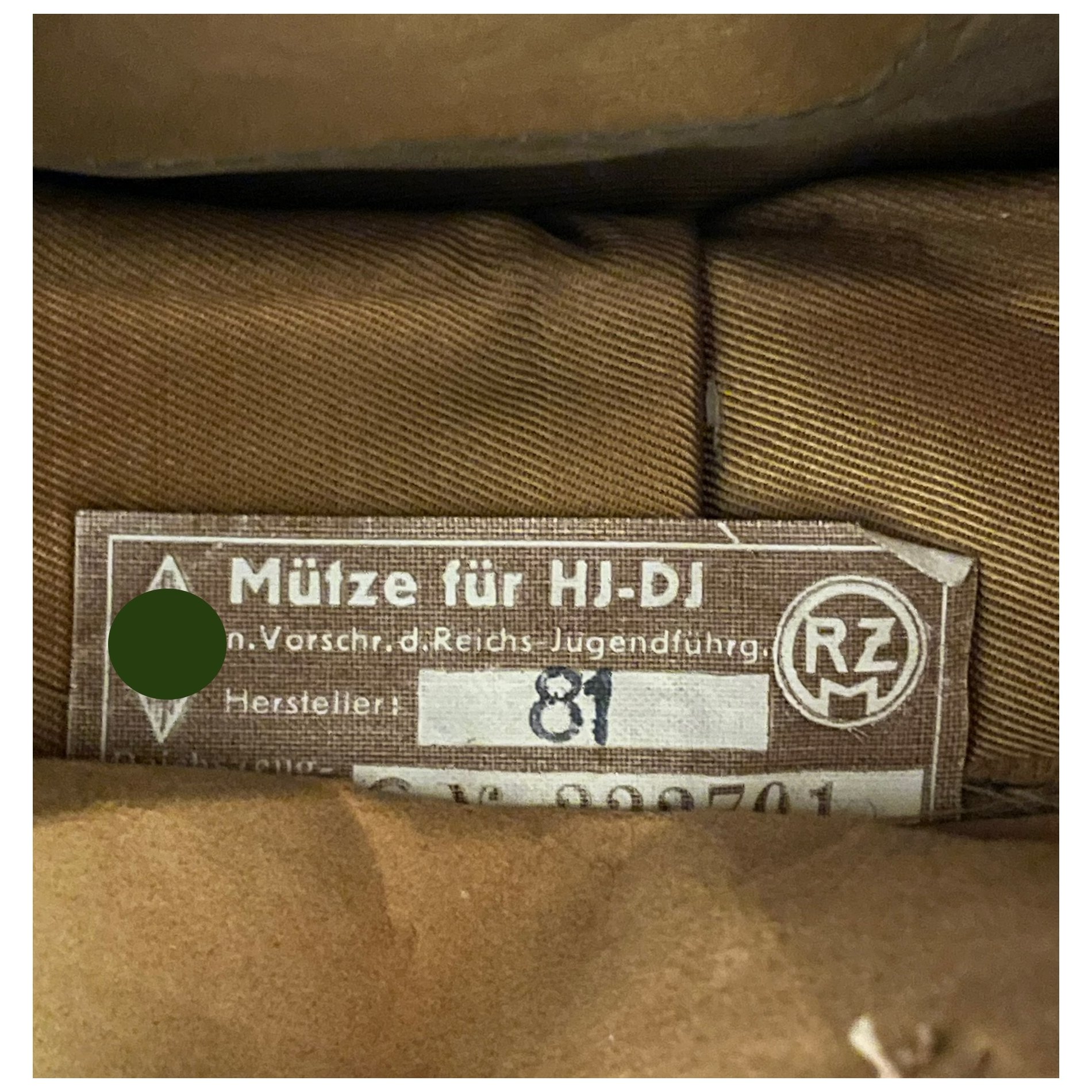 HJ-Schirmmütze für Gefolgschaftsführer — image 11