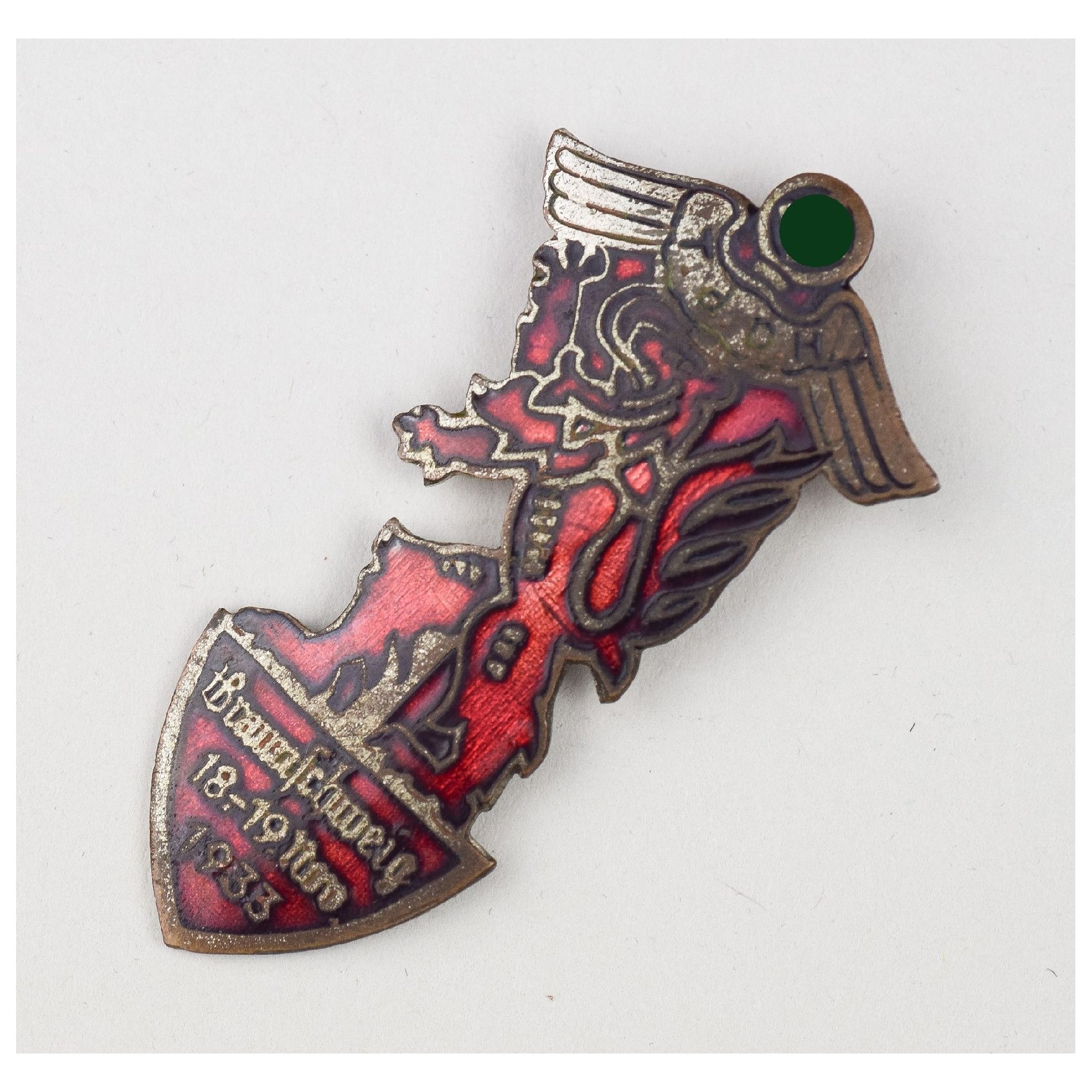 Emailliertes Abzeichen 'T.d.D.H. Braunschweig 18.-19. November 1933' — image 2