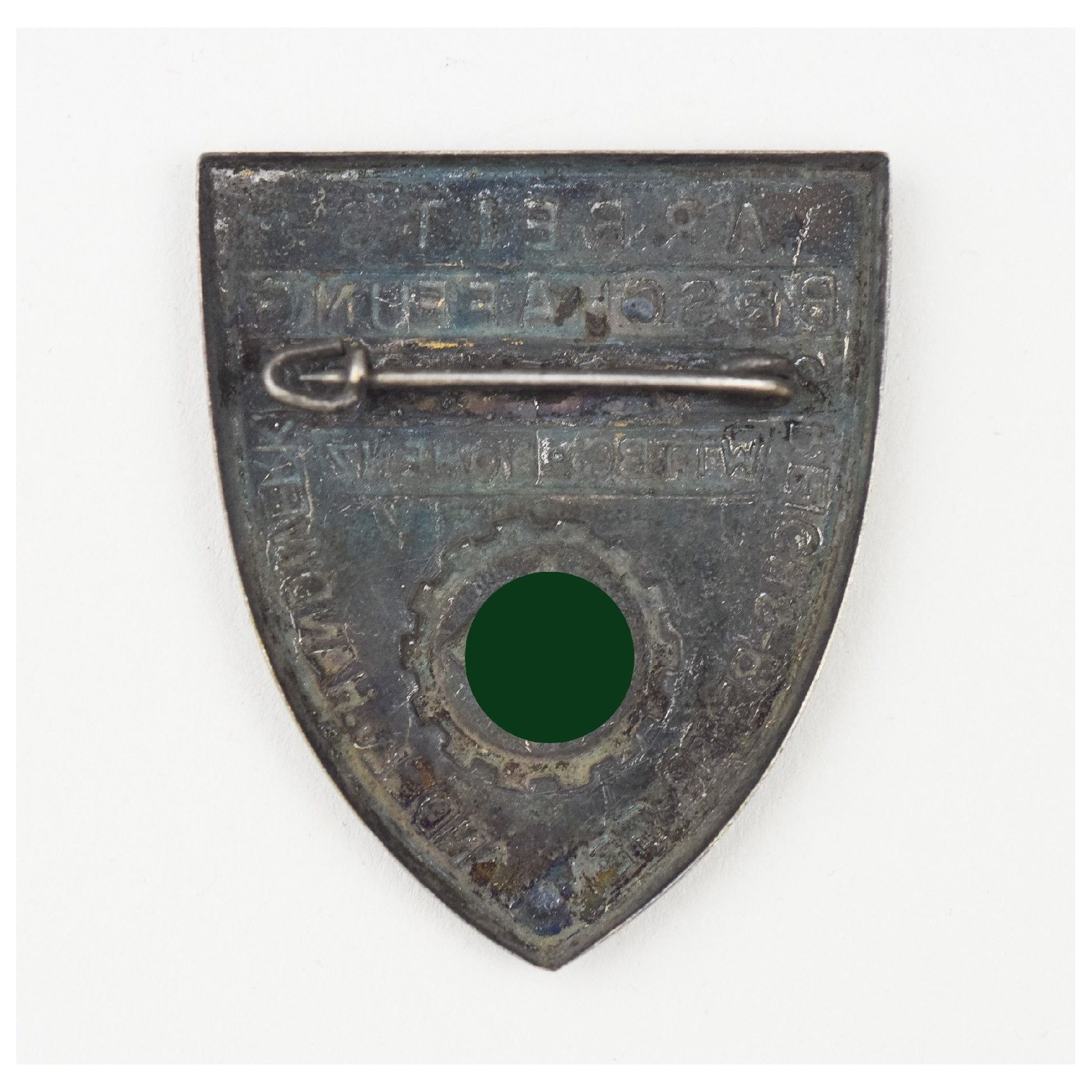 Blechabzeichen Arbeitsbeschaffung Handel Handwerk Württemberg-Hohenzollern von 1934 — image 2