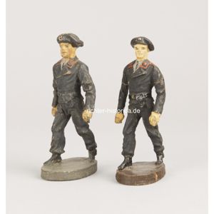 2 Elastolin Panzer Soldaten