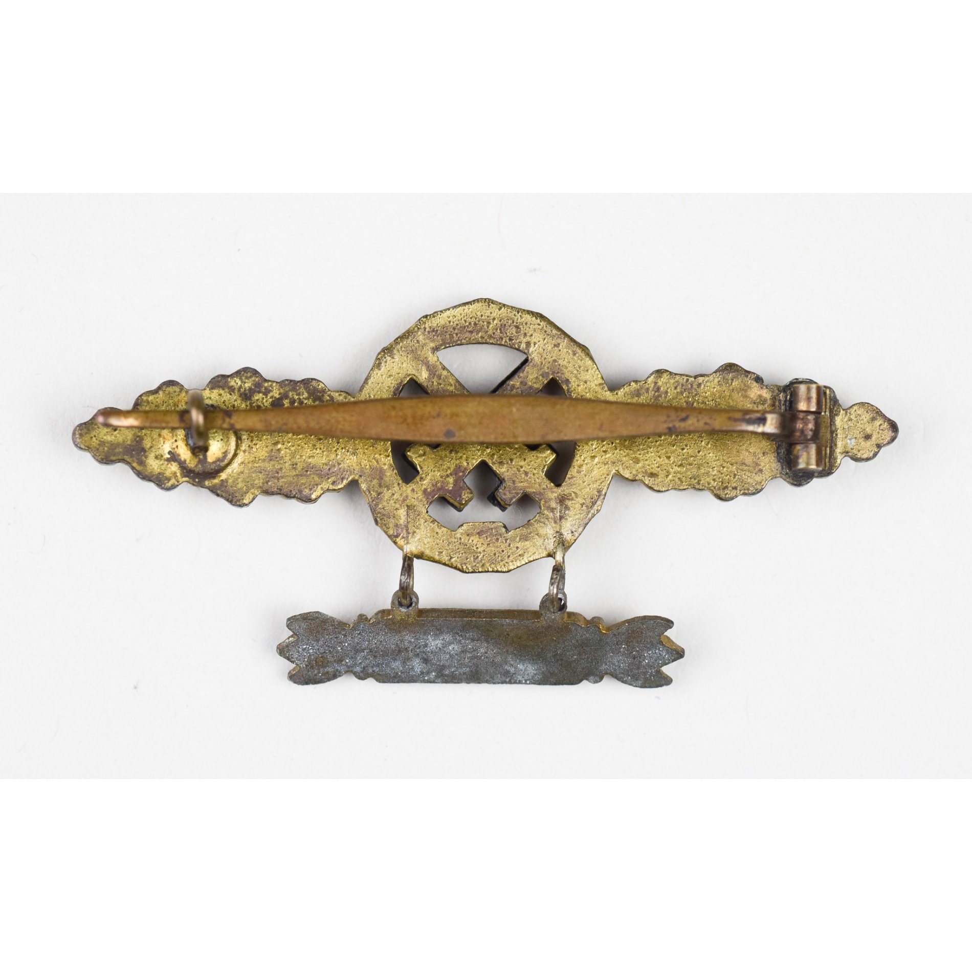 Luftwaffe Frontflugspange für Fernnachtjäger mit Anhänger, extrem selten! — image 2