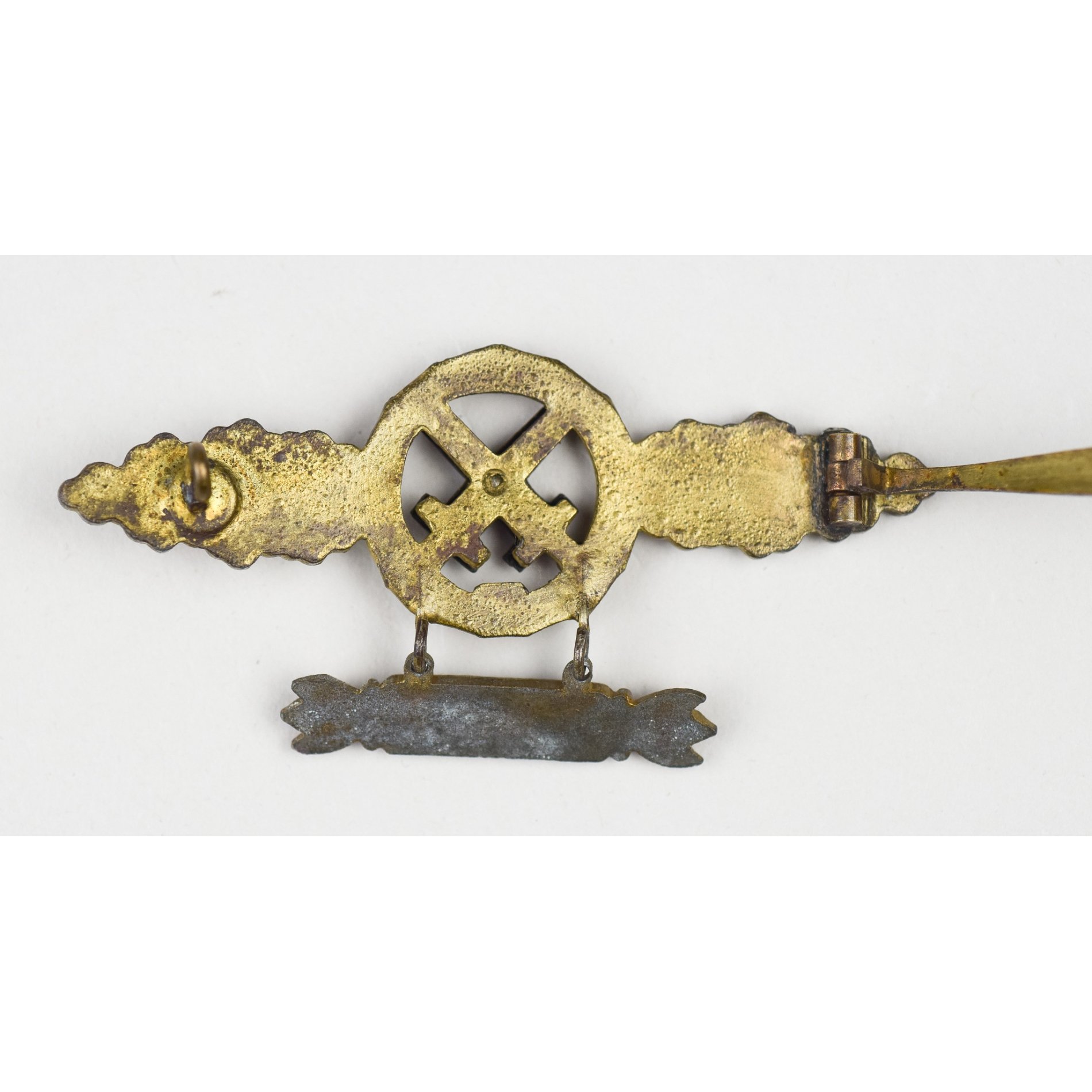 Luftwaffe Frontflugspange für Fernnachtjäger mit Anhänger, extrem selten! — image 3