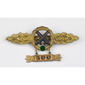 Luftwaffe Frontflugspange für Fernnachtjäger mit Anhänger, extrem selten!