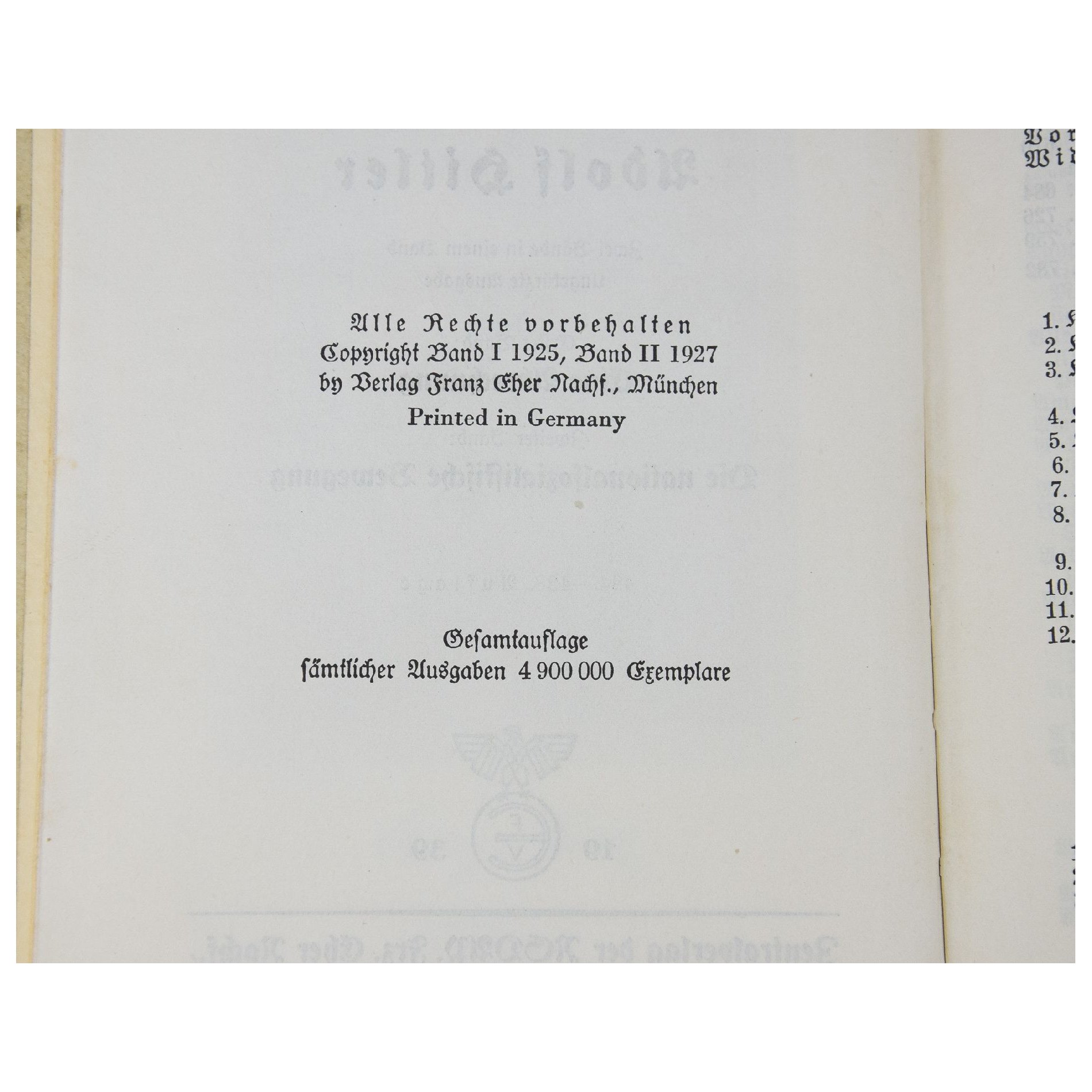 MK Hochzeitsausgabe von 1939 (unbenutzt!) im Schuber — image 6