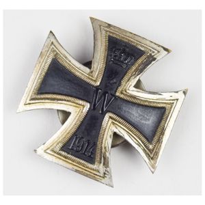 Eisernes Kreuz 1.Klasse 1914 an Schraubscheibe Herst. Juncker einteilig und …