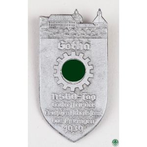 Gautreffen Thüringen Gotha NSBO Abzeichen 1939