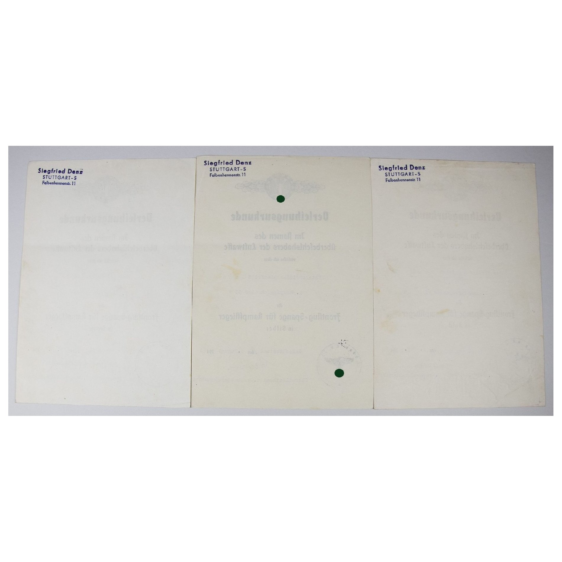 Luftwaffe Urkundennachlass Unteroffizier im I./Kampfgeschwader 53 mit Anhänger Spange! Selten — image 6