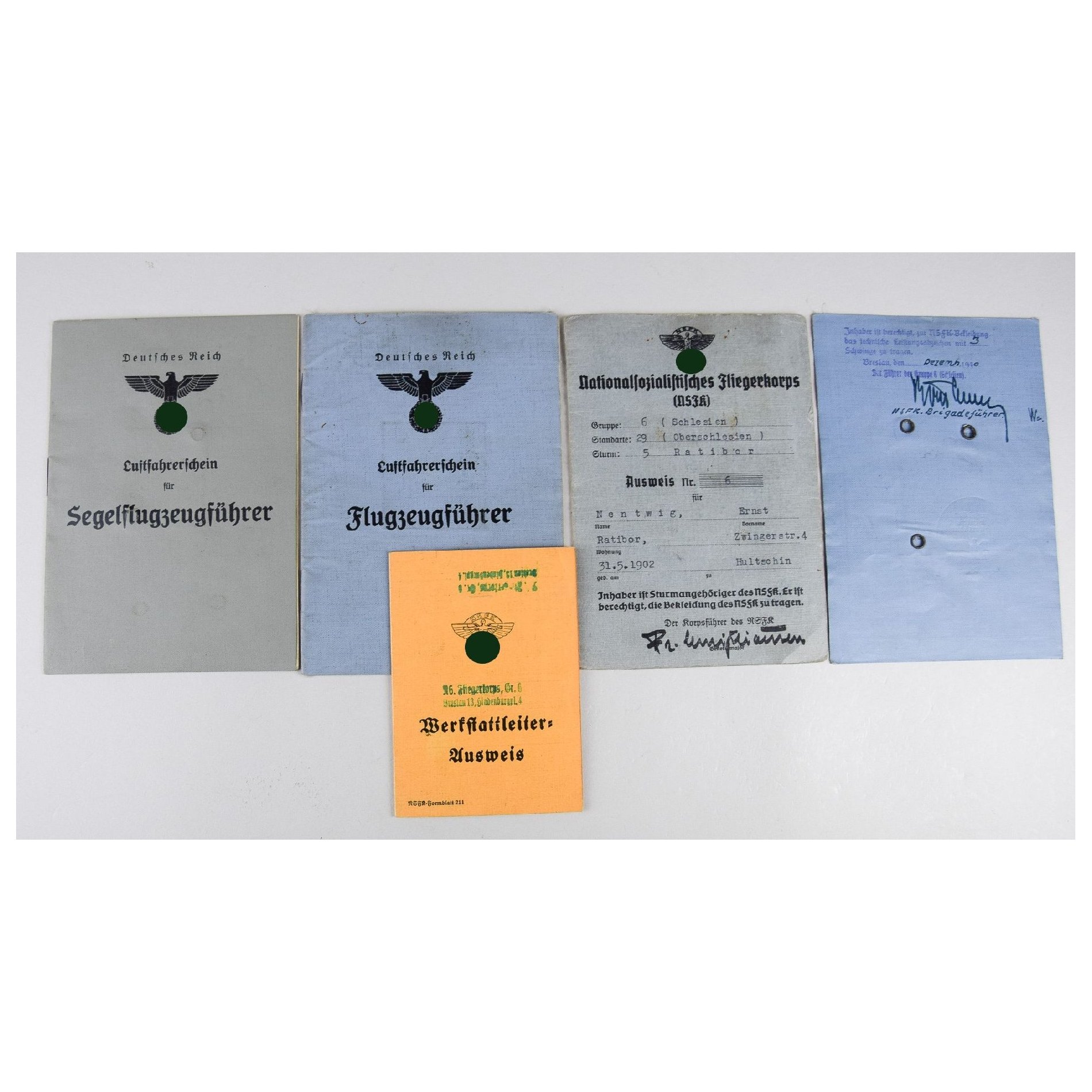 Luftwaffe Nachlass 'Fallschirmjäger Btl. Crahs' mit Verleihung vom Panzerknacker (Sonderabzeichen), extrem selten! — image 11