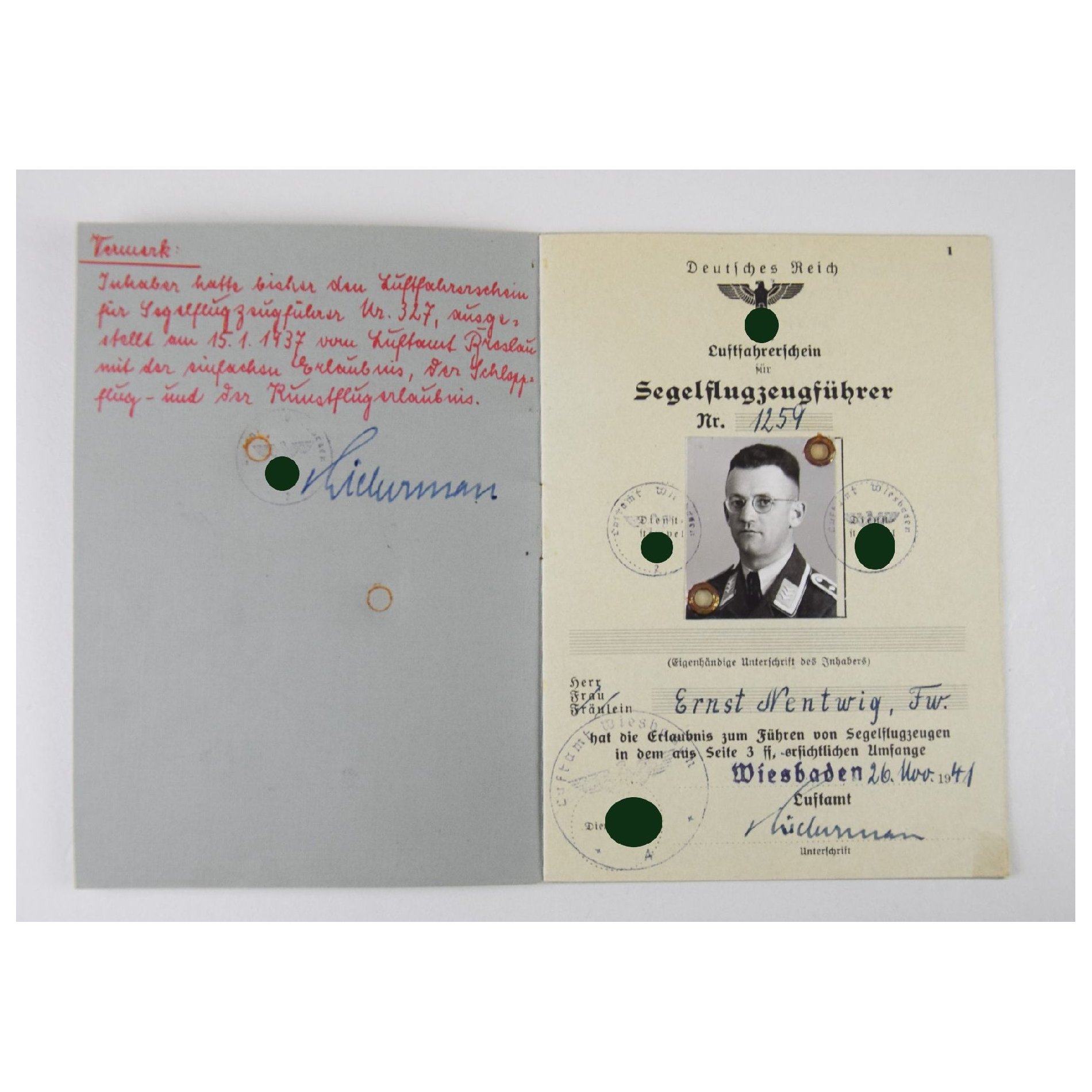 Luftwaffe Nachlass 'Fallschirmjäger Btl. Crahs' mit Verleihung vom Panzerknacker (Sonderabzeichen), extrem selten! — image 12