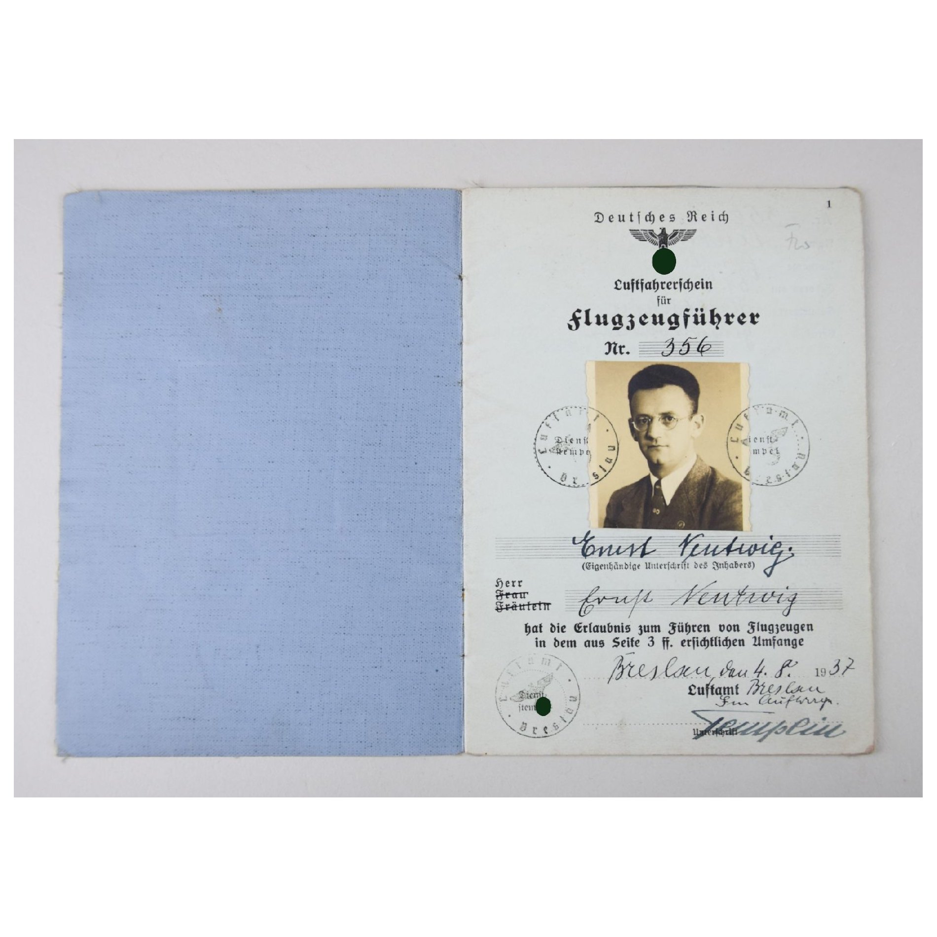 Luftwaffe Nachlass 'Fallschirmjäger Btl. Crahs' mit Verleihung vom Panzerknacker (Sonderabzeichen), extrem selten! — image 13