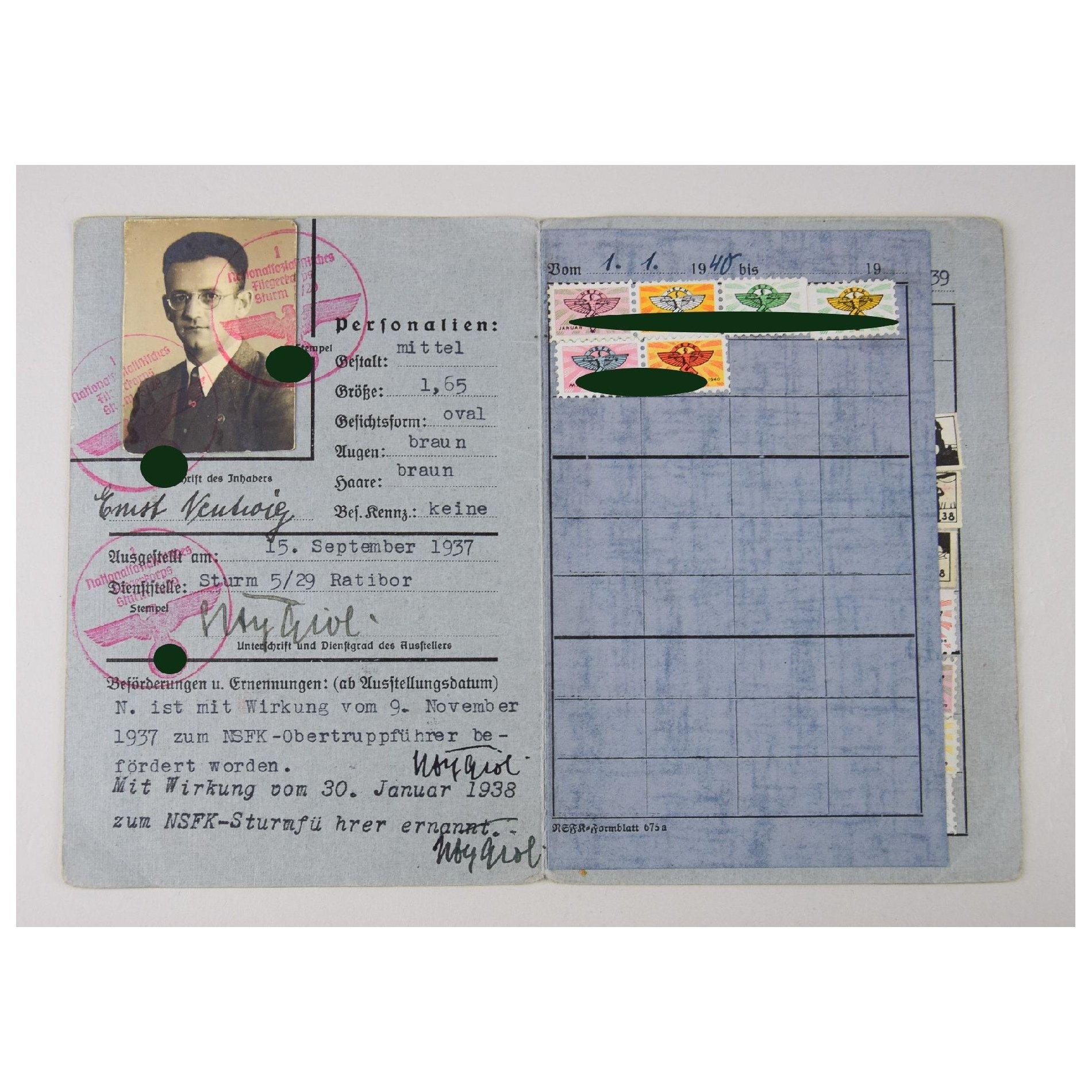 Luftwaffe Nachlass 'Fallschirmjäger Btl. Crahs' mit Verleihung vom Panzerknacker (Sonderabzeichen), extrem selten! — image 15