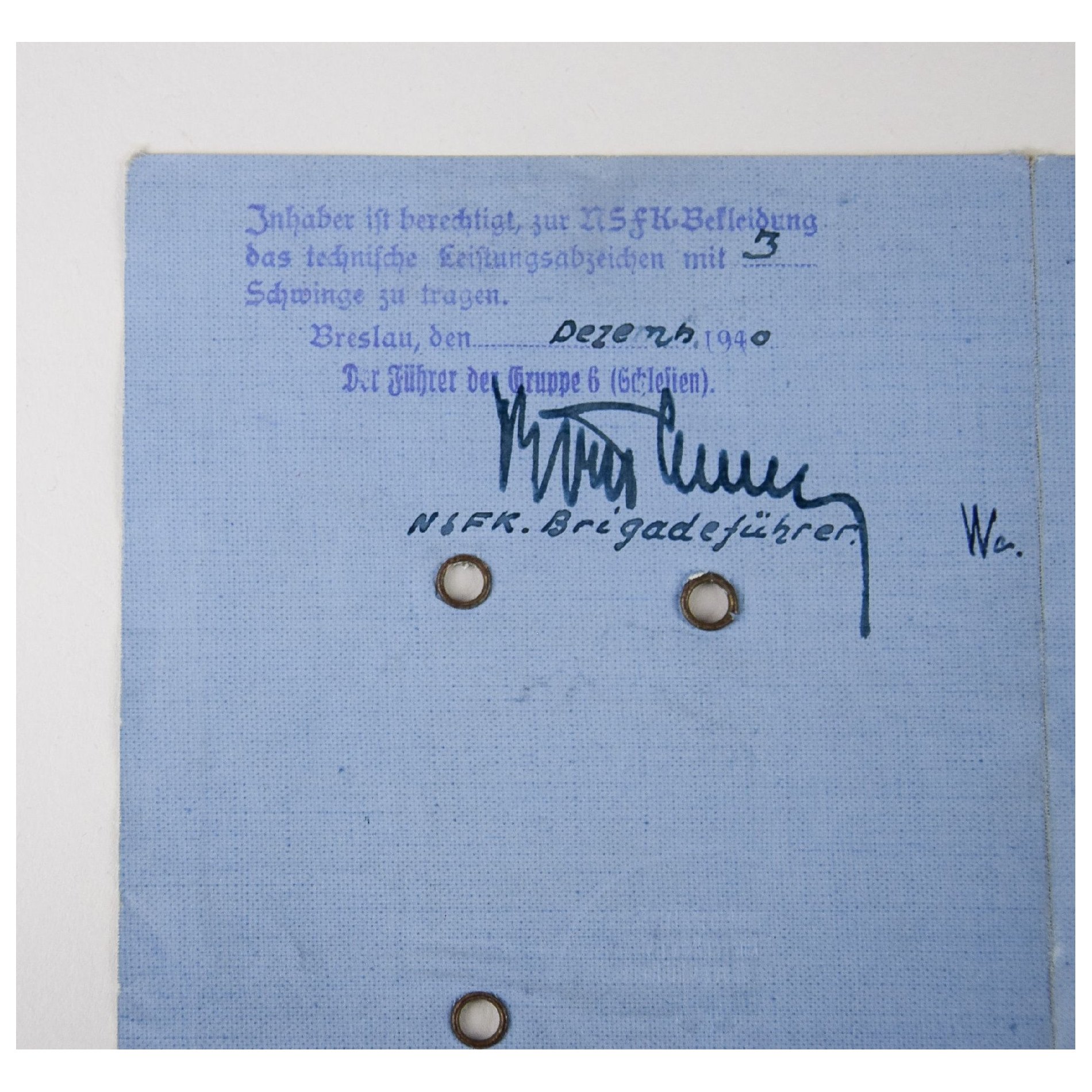 Luftwaffe Nachlass 'Fallschirmjäger Btl. Crahs' mit Verleihung vom Panzerknacker (Sonderabzeichen), extrem selten! — image 18