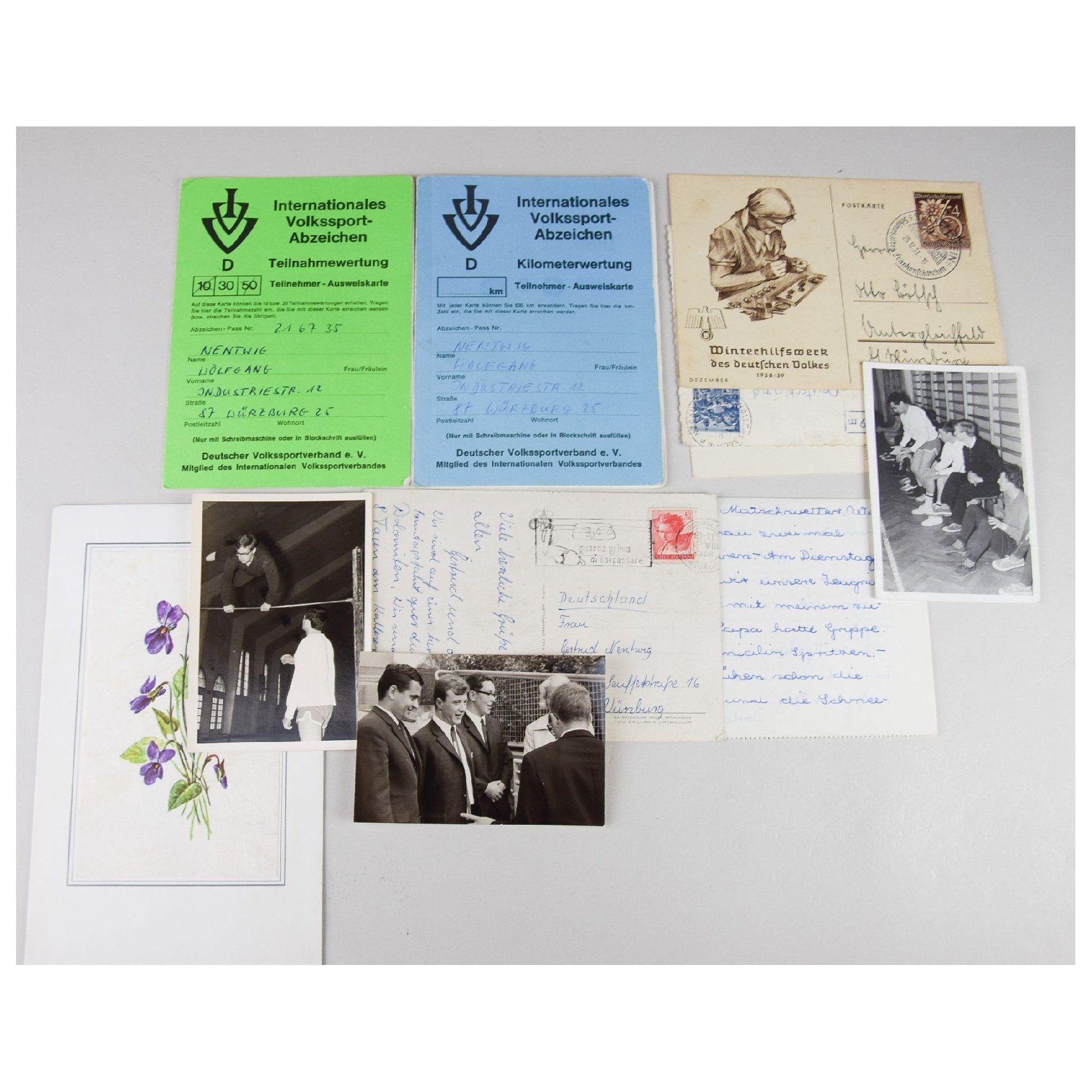 Luftwaffe Nachlass 'Fallschirmjäger Btl. Crahs' mit Verleihung vom Panzerknacker (Sonderabzeichen), extrem selten! — image 22