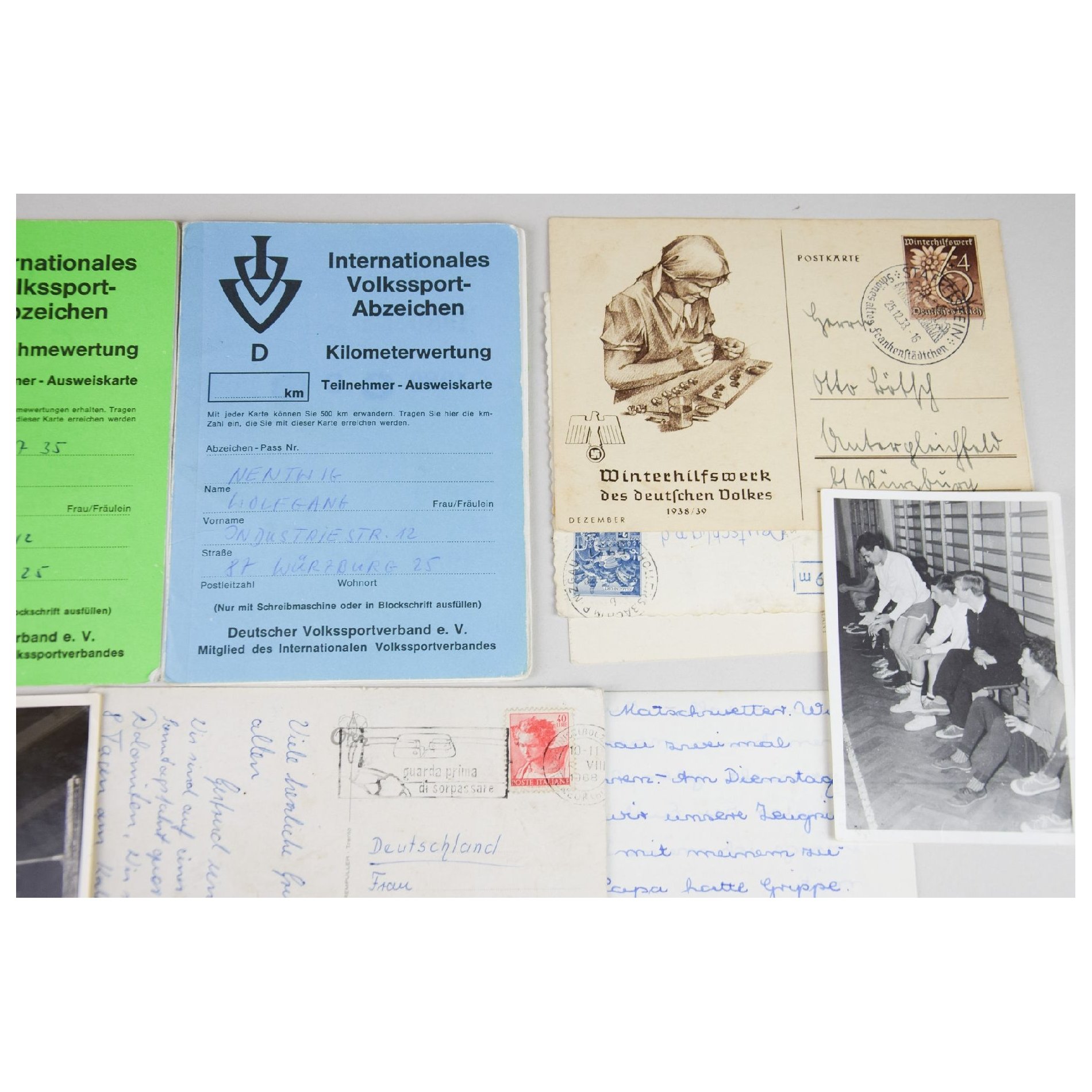 Luftwaffe Nachlass 'Fallschirmjäger Btl. Crahs' mit Verleihung vom Panzerknacker (Sonderabzeichen), extrem selten! — image 24