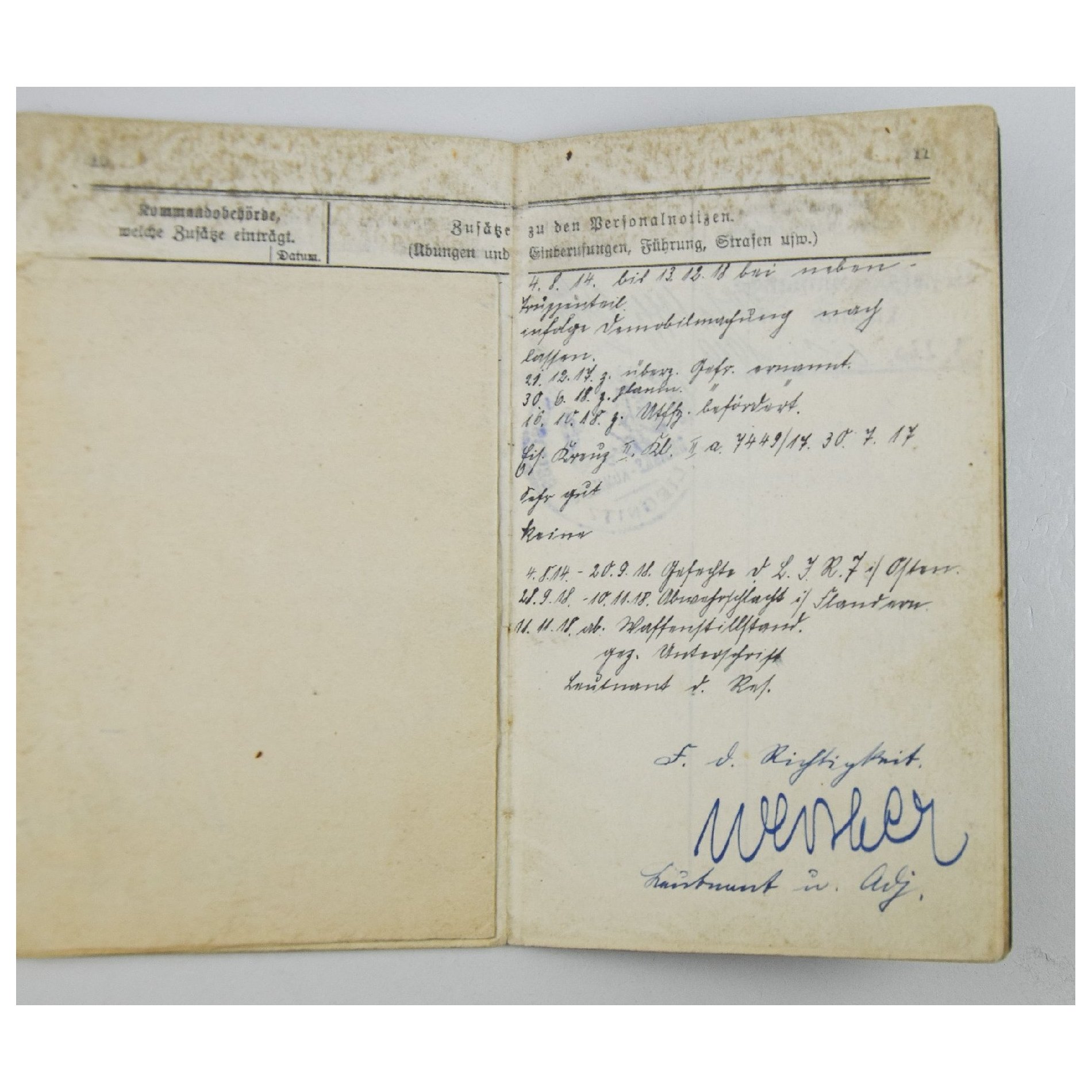 Nachlass Eiserne Kreuz 2.Klasse 1914 mit großer Urkunde — image 11