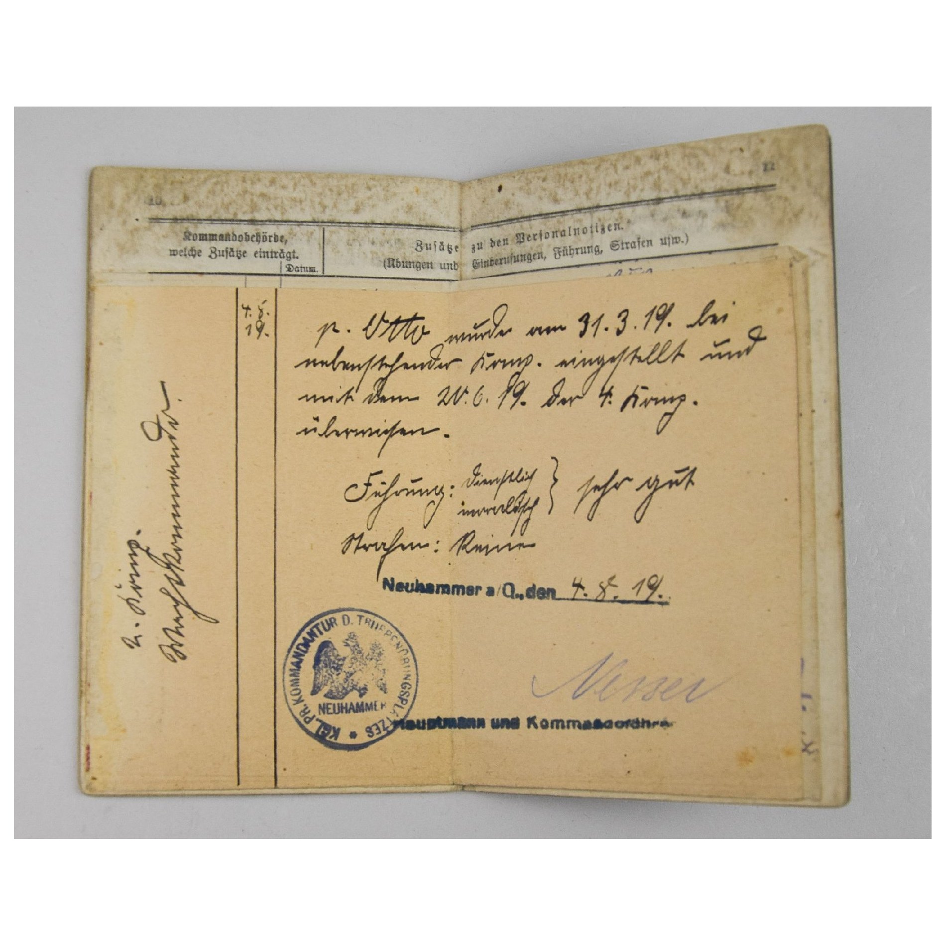 Nachlass Eiserne Kreuz 2.Klasse 1914 mit großer Urkunde — image 9