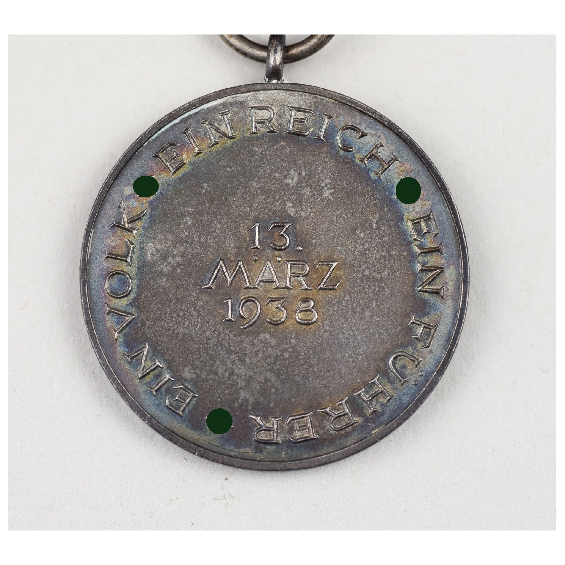 Anschluss Österreich Medaille, Zur Erinnerung An Den 13.März 1938 Im Etui — image 3