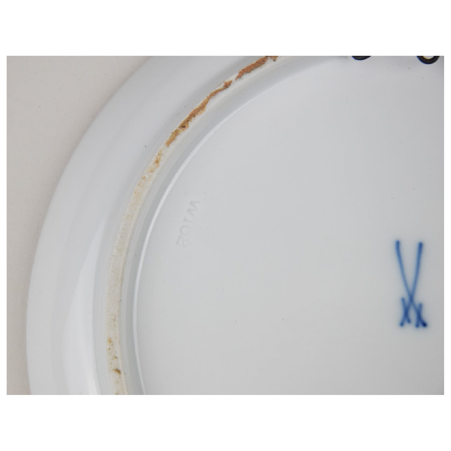 Meissen Porzellanteller 'Der Kommandierende General und Befehlshaber im Heeresgebiet Mitte' selten! — image 9