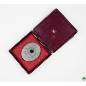 Verwundetenabzeichen in Silber im Etui mit Hersteller '65'