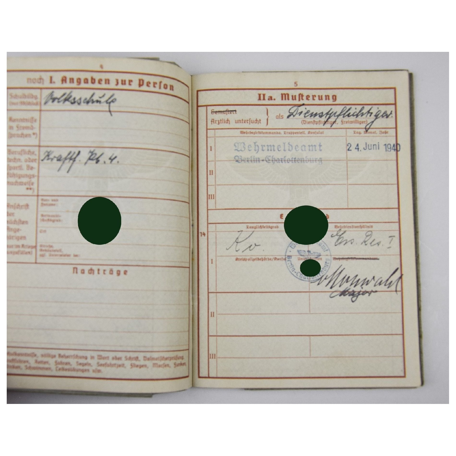 Wehrpass eines Berliners — image 6