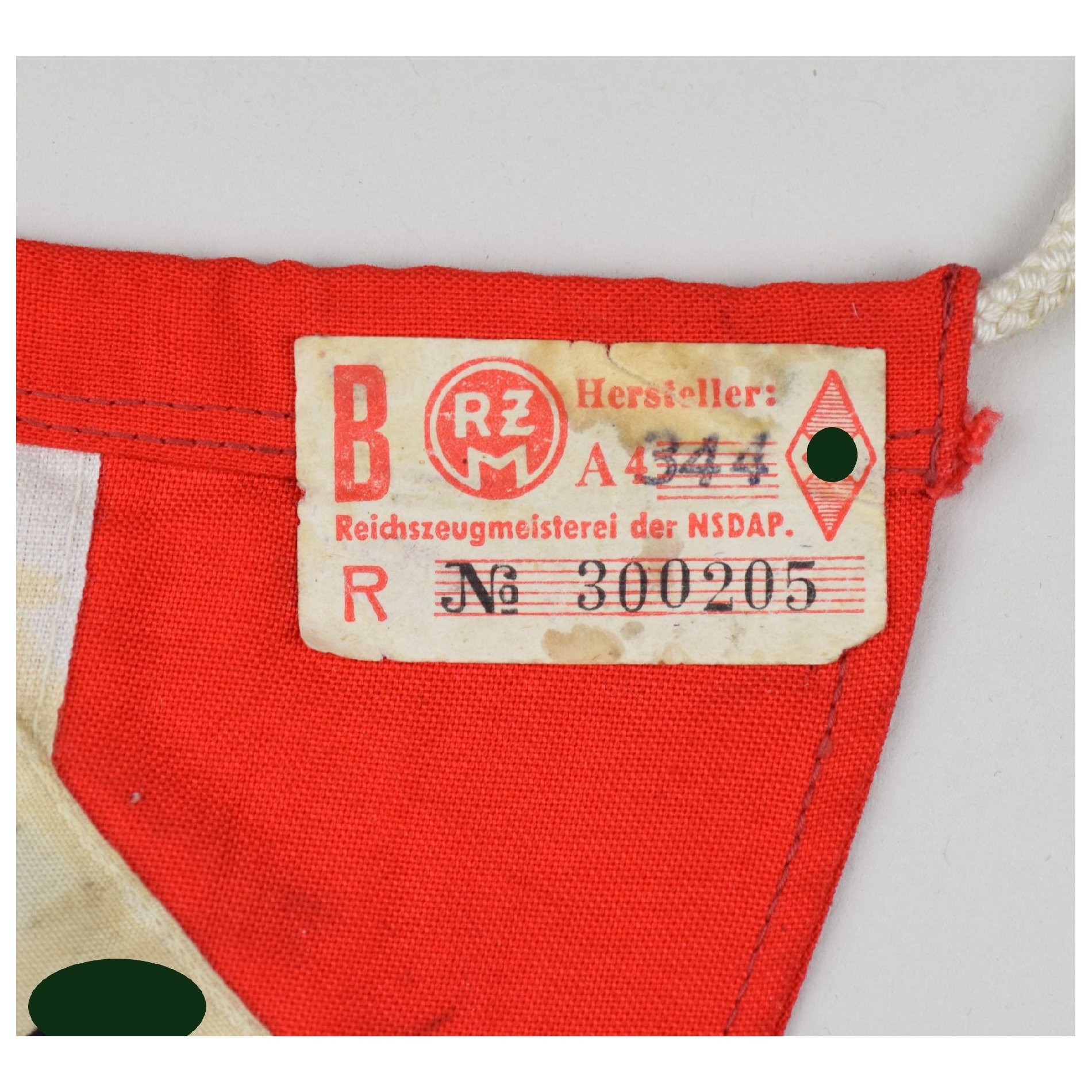 HJ-Wimpel mit RZM Etikett, selten! — image 5