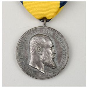 Württemberg Medaille 'Wilhelm König von Württemberg '