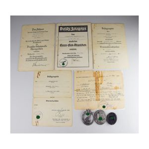 Nachlass eines Obergefreiten der Wehrmacht mit Heeres-Flak-Abzeichen