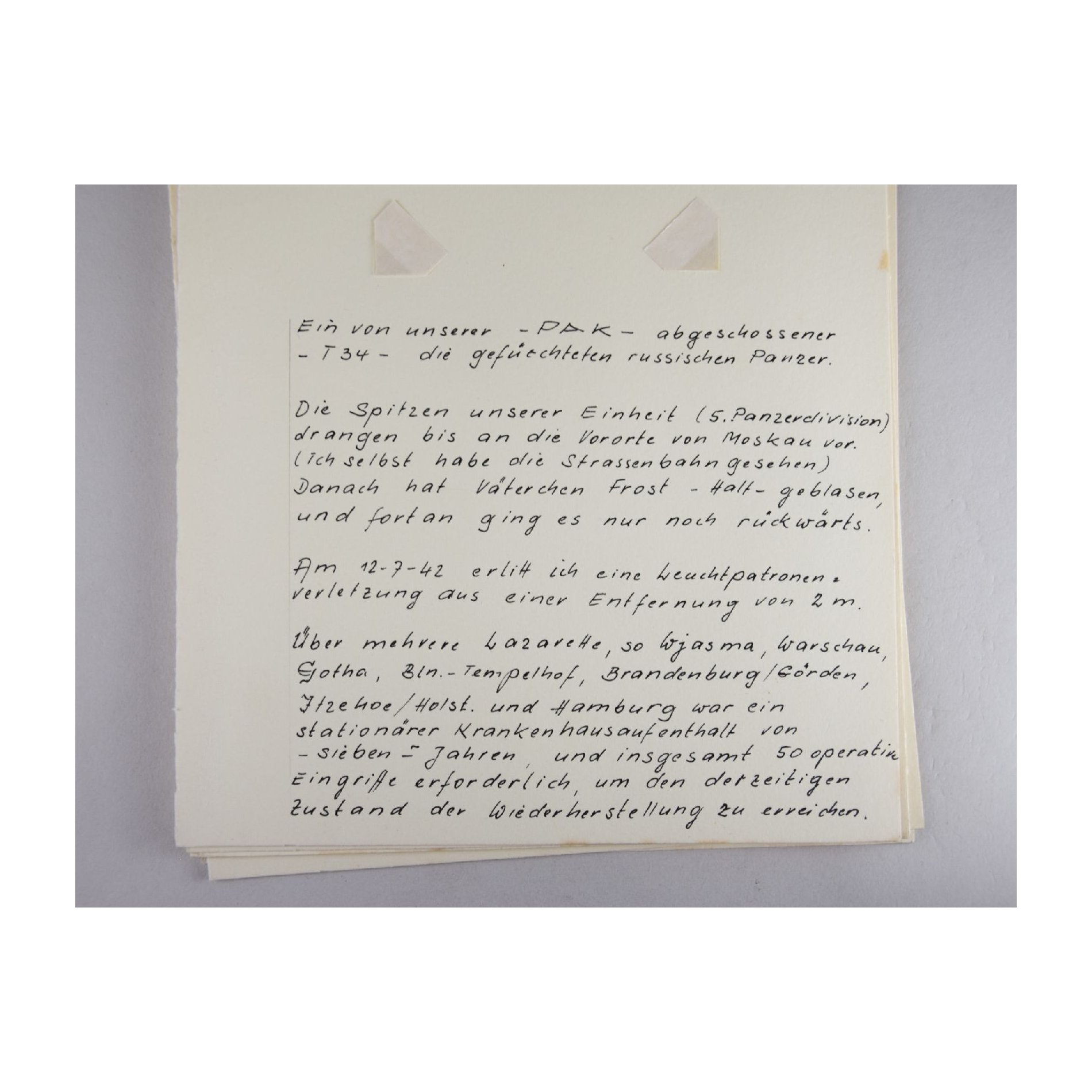 Nachlass Verwundetenabzeichen in Gold Pz. Gren. Regt. 13 — image 12