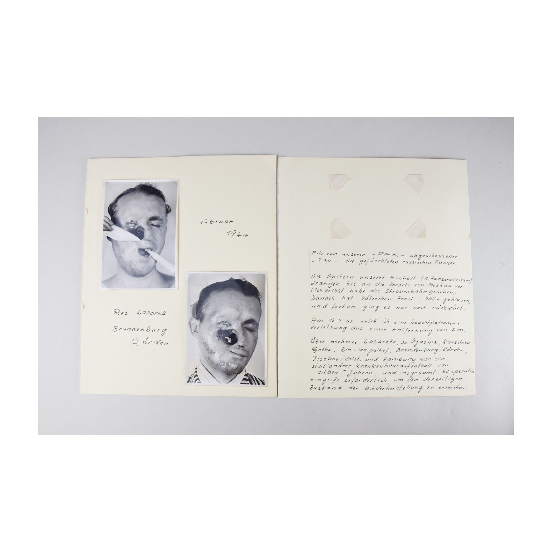 Nachlass Verwundetenabzeichen in Gold Pz. Gren. Regt. 13 — image 3