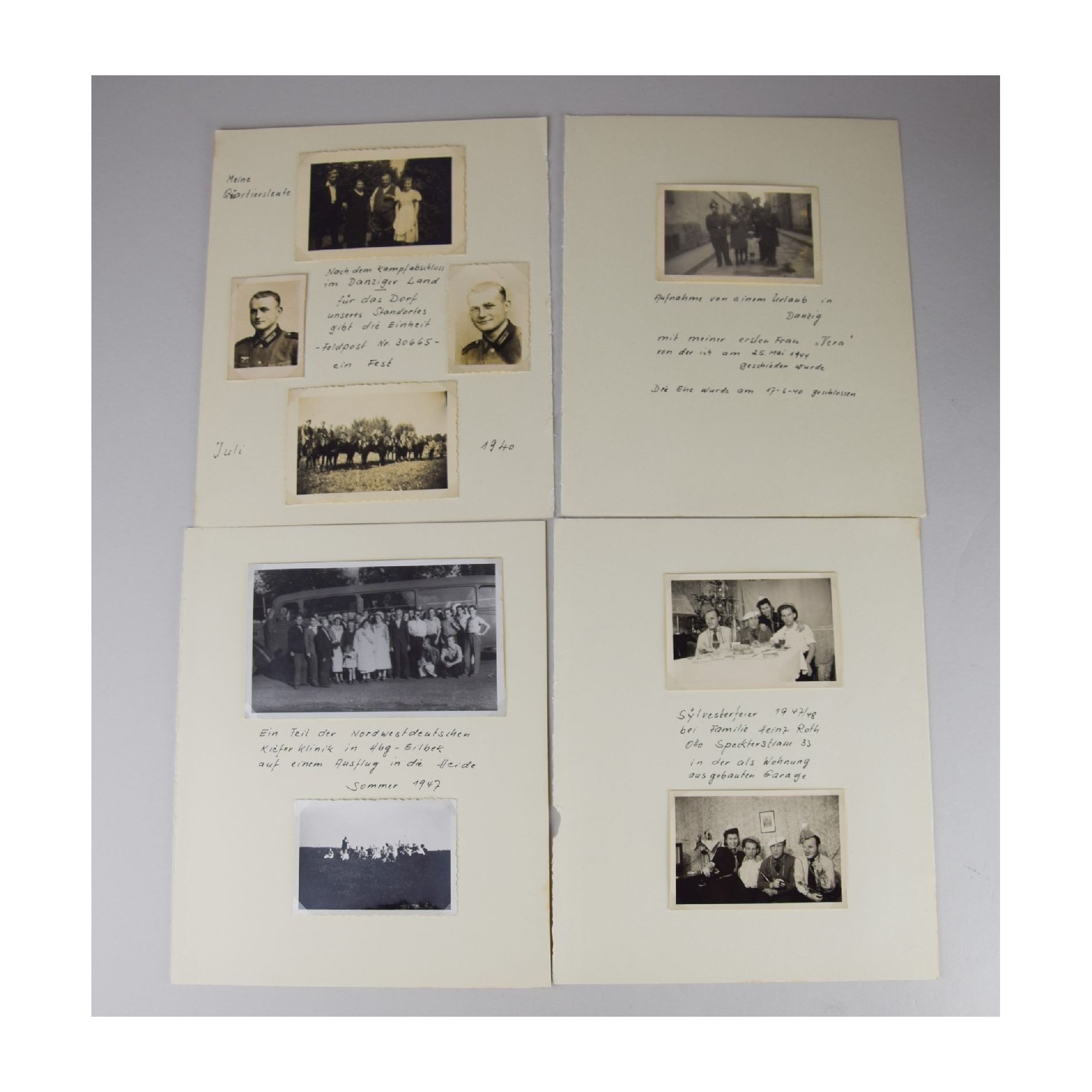 Nachlass Verwundetenabzeichen in Gold Pz. Gren. Regt. 13 — image 6