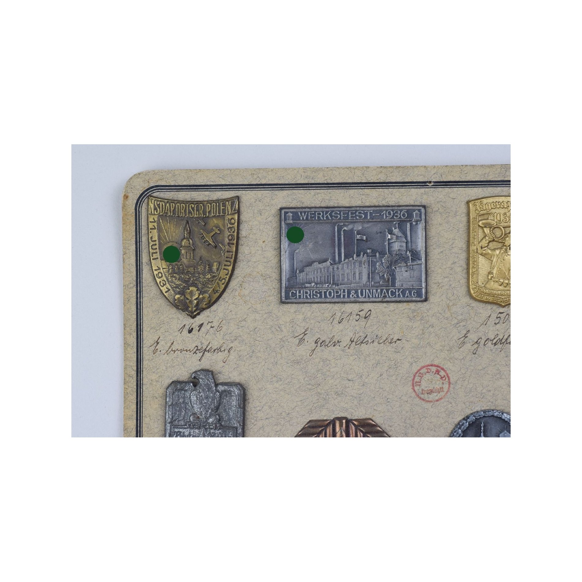 3. Reich Tagungs-und Veranstaltungsabzeichen Verkaufsplatte — image 5