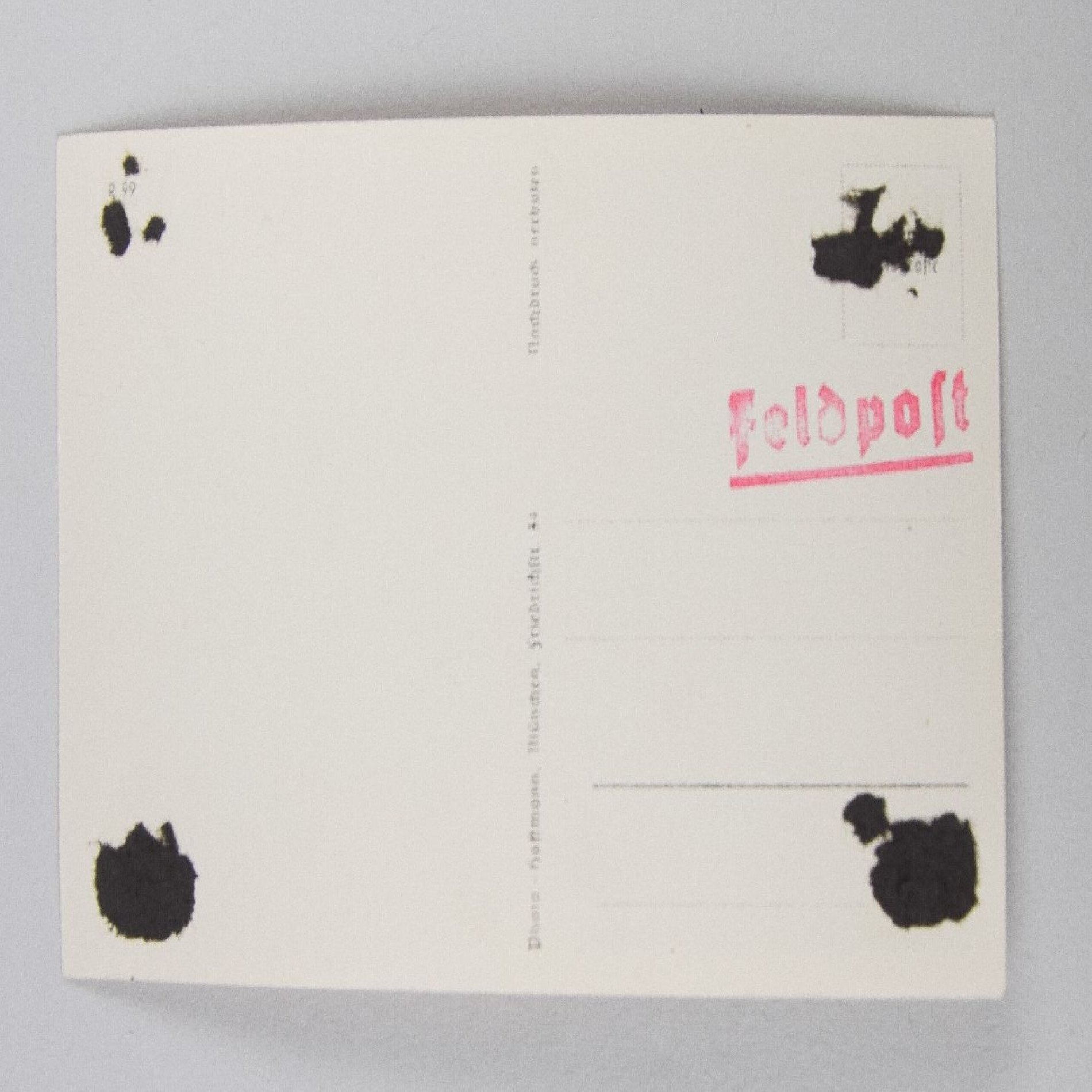 Original Unterschrift vom Generalleutnant Gause Postkarte — image 3