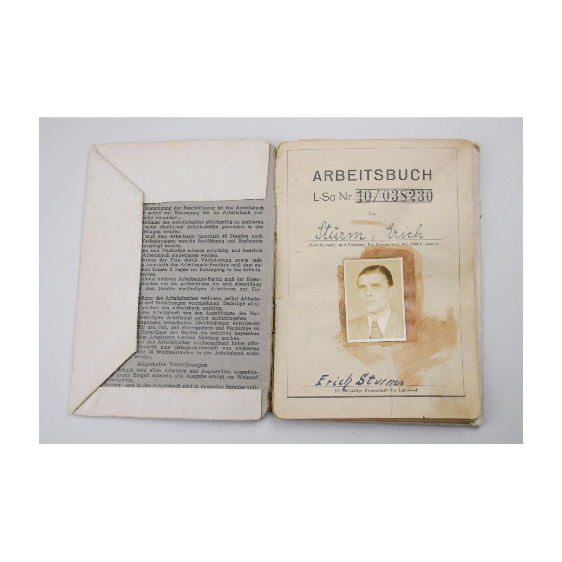 Wehrpass eines Obergefreiten Panzersoldat der Wehrmacht verliehenes PKA in Silber etc. — image 14