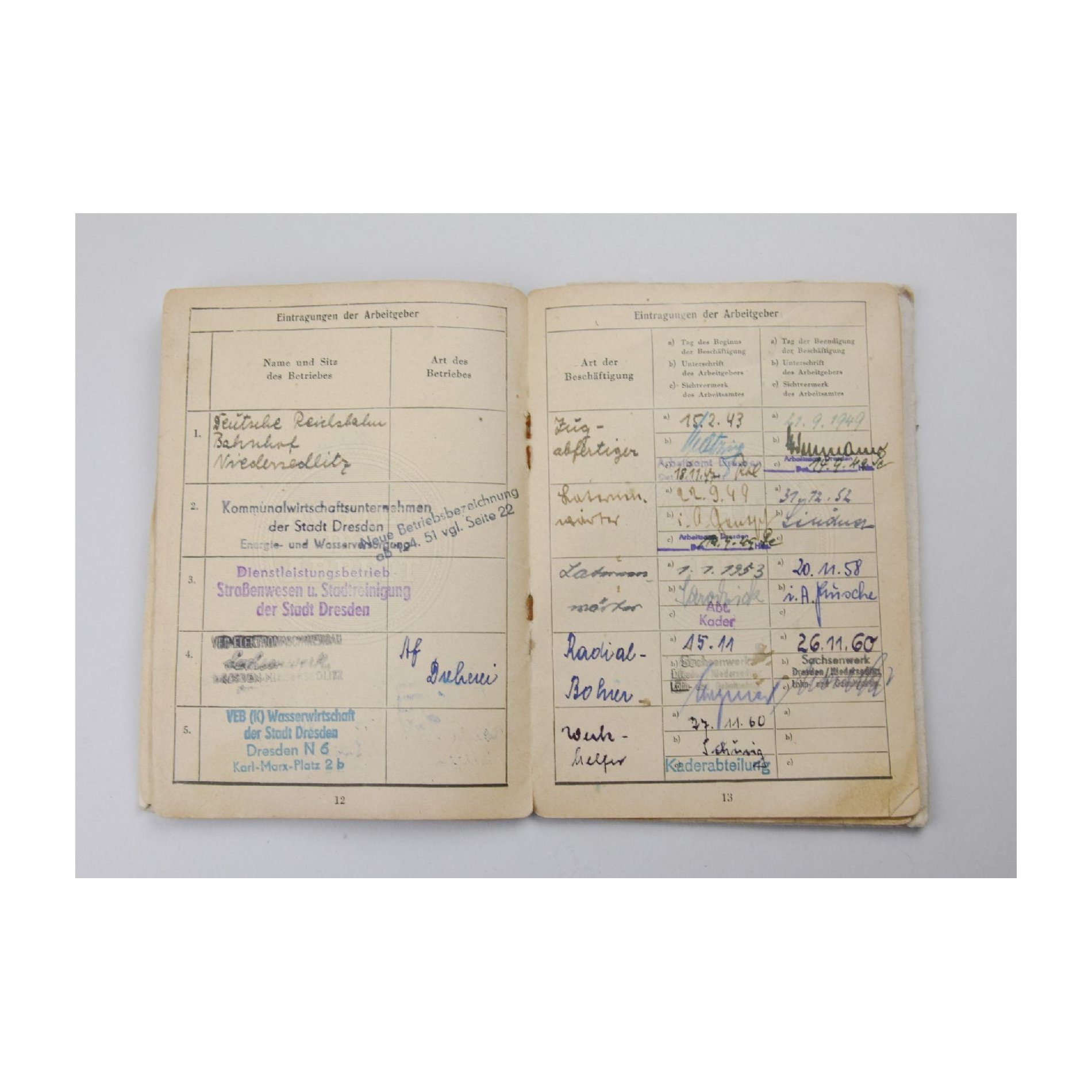 Wehrpass eines Obergefreiten Panzersoldat der Wehrmacht verliehenes PKA in Silber etc. — image 15