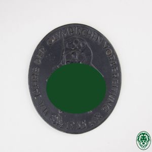 Olympia Plakette 'Im Jahre der Olympischen Vorbereitung 1935'