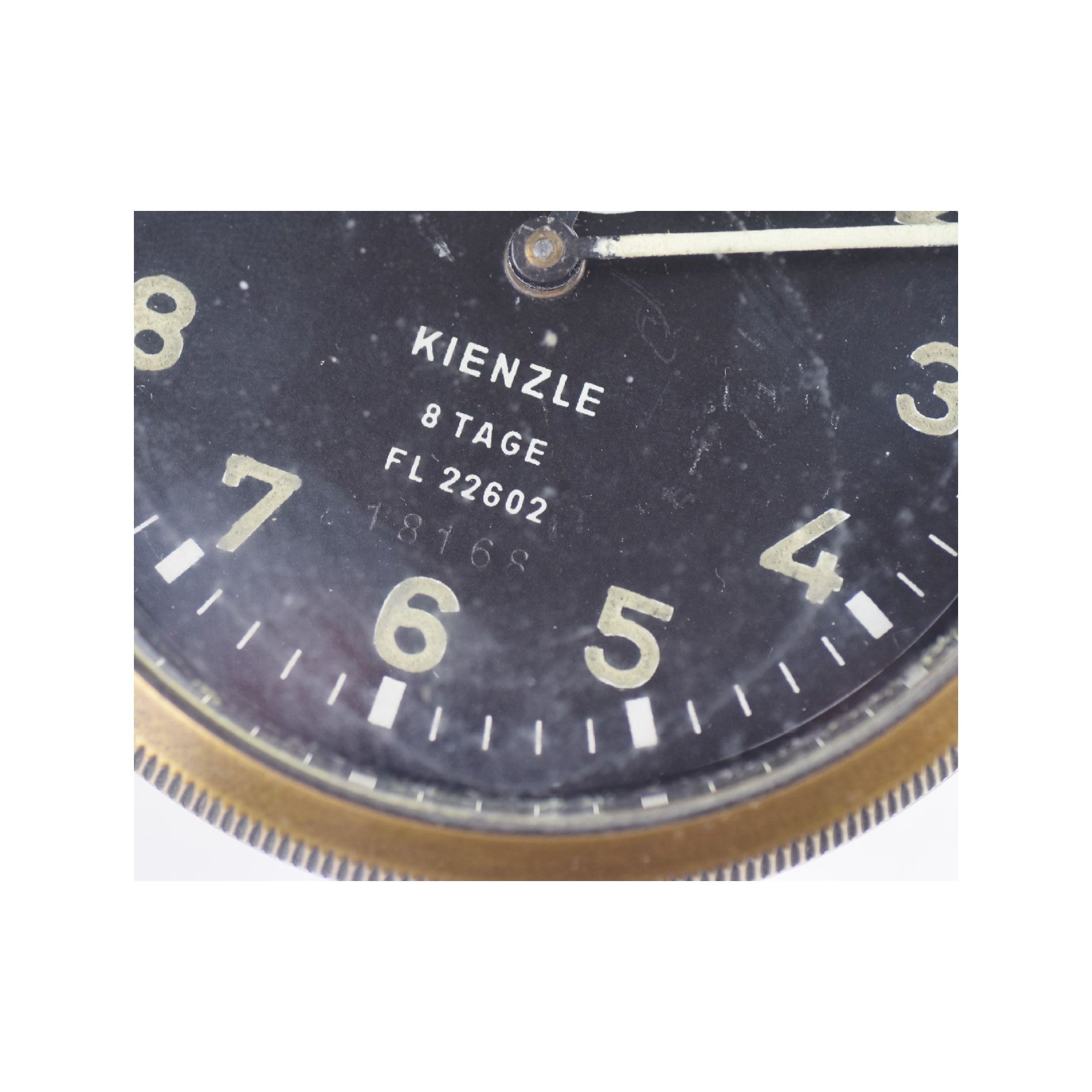Luftwaffe Borduhr Kienzle 8 Tage Werk 'FL 22602' — image 2