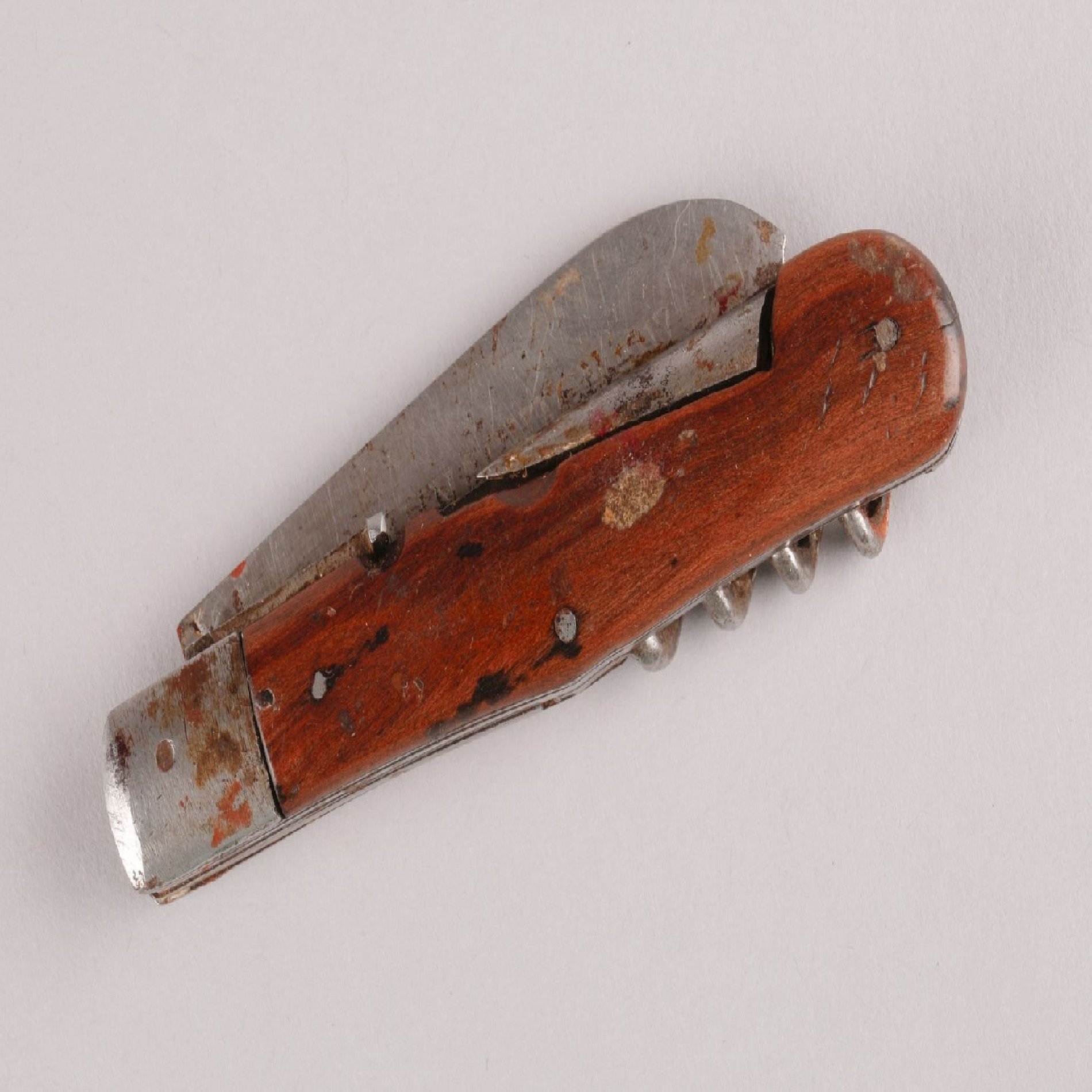 1.Weltkrieg Federdrücker Taschenmesser 'Weihnachten 1917' Solingen — image 2