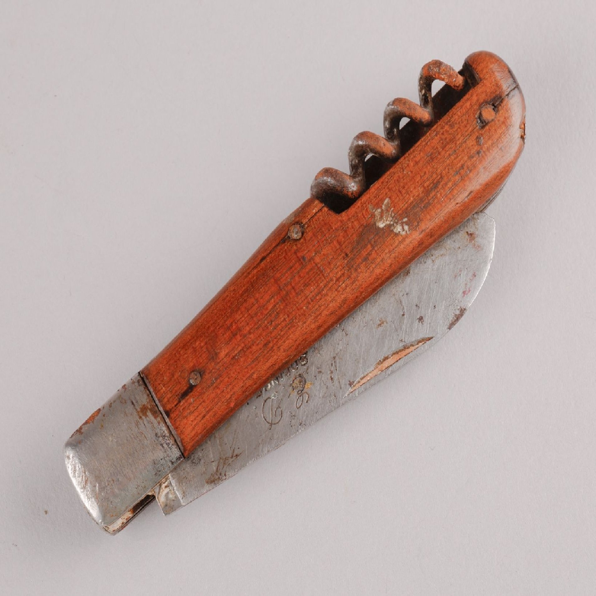 1.Weltkrieg Federdrücker Taschenmesser 'Weihnachten 1917' Solingen — image 3