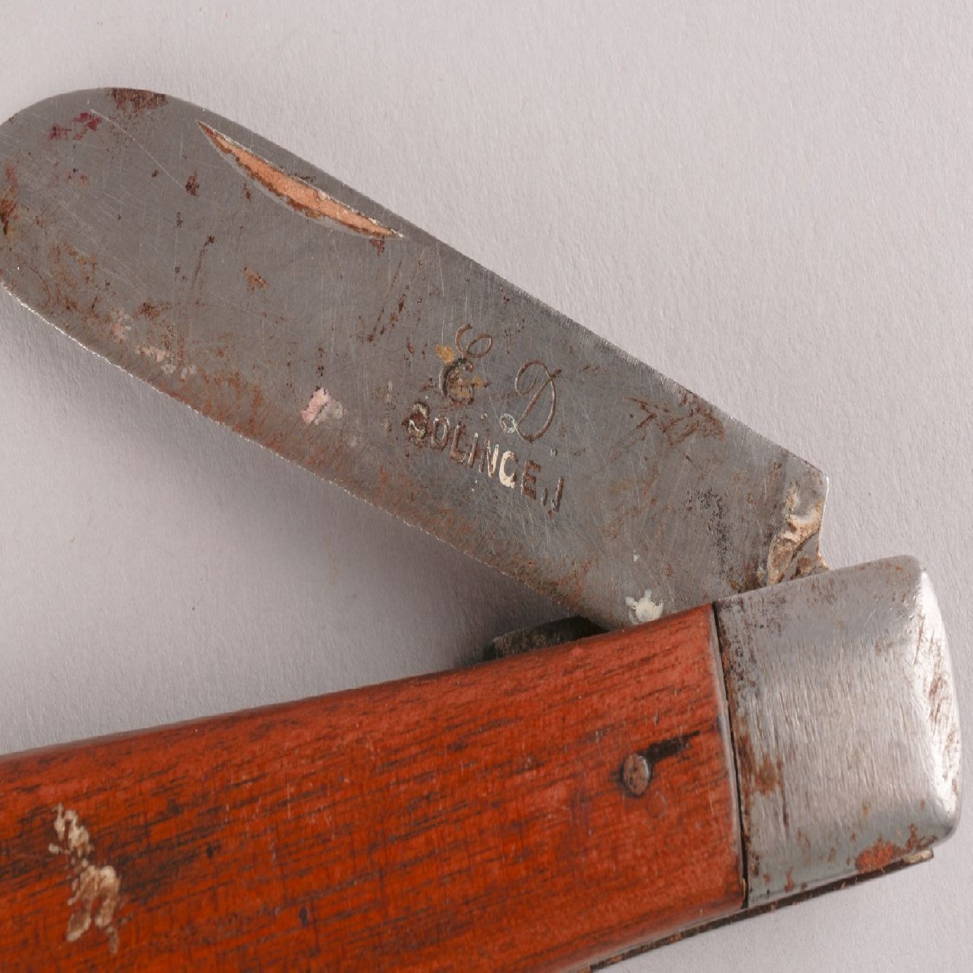 1.Weltkrieg Federdrücker Taschenmesser 'Weihnachten 1917' Solingen — image 4