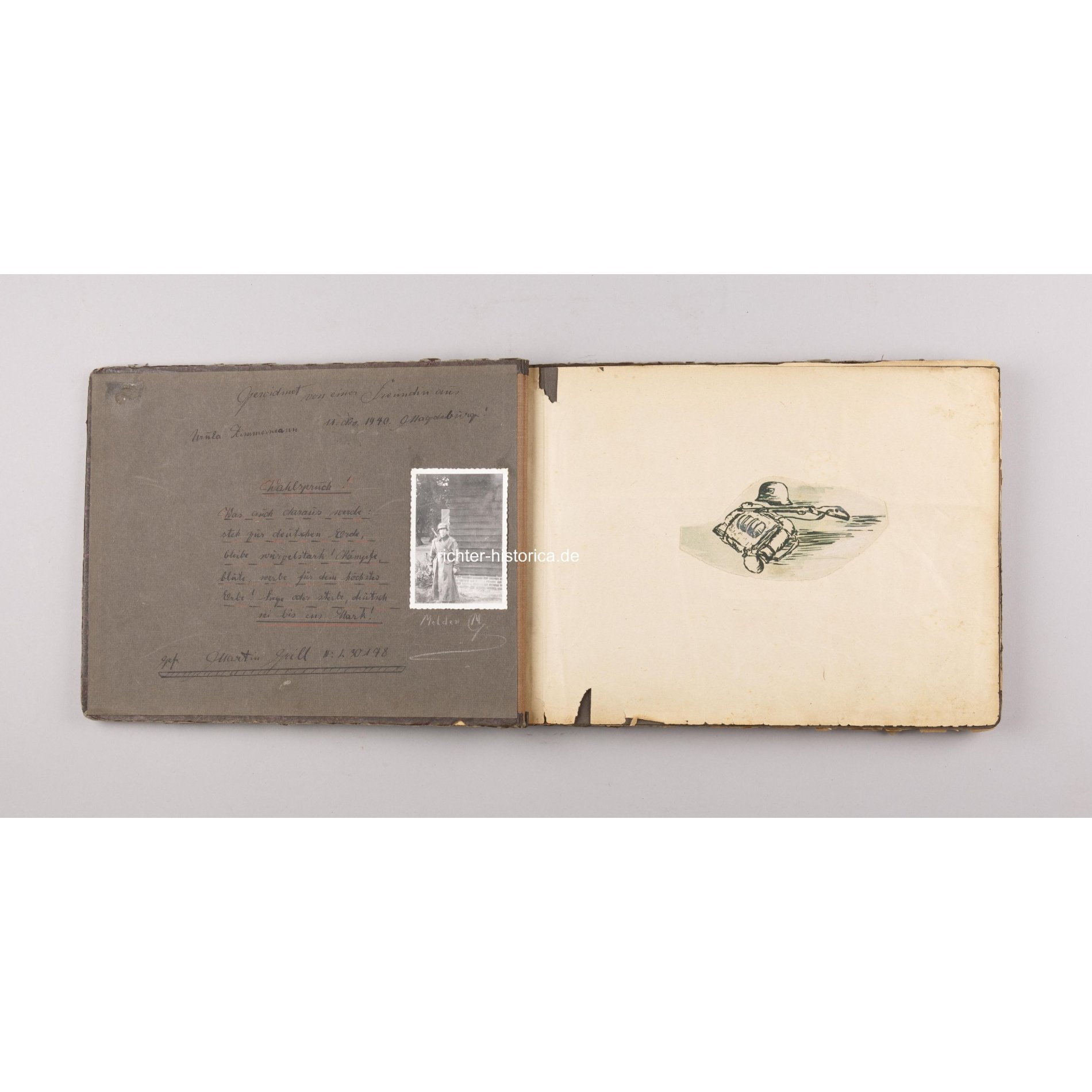 Nachlass Luftwaffe Fotoalbum mit Zubehör — image 4