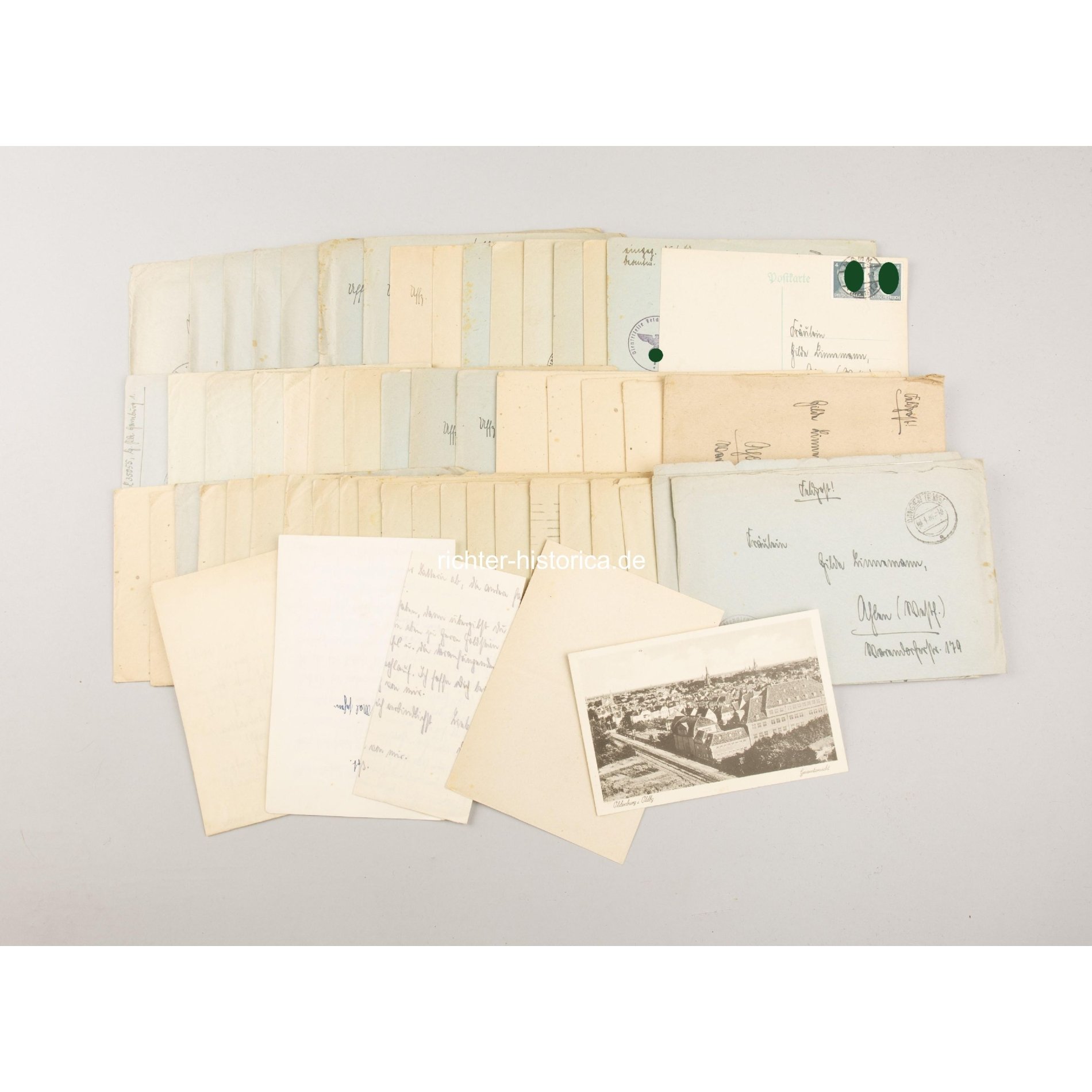 Konvolut Feldpostbriefe Luftwaffendienststelle Lingen/ Ems — image 2