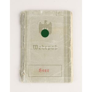 Wehrpass eines Veteranen aus dem 1.Weltkrieg (Ek1)