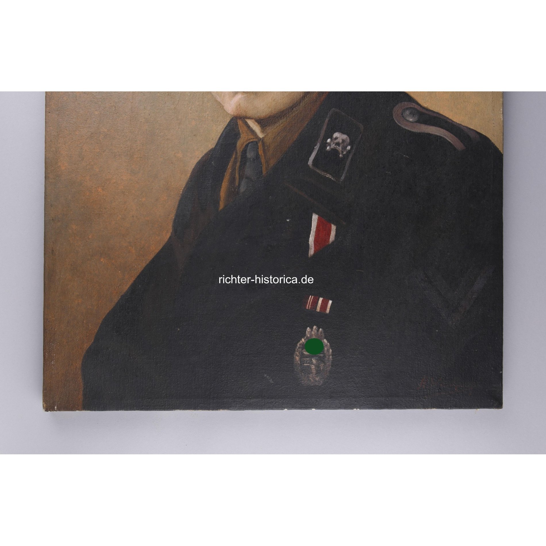 Ölgemälde eines Panzersoldaten der Wehrmacht — image 3